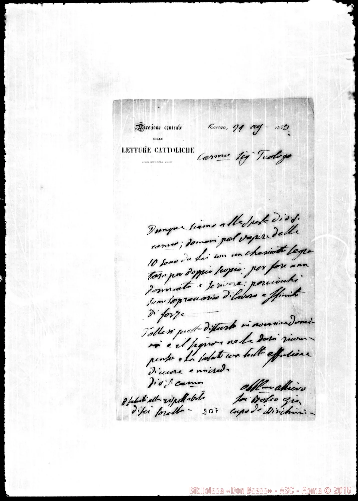 Fotogramma B 7 — Appendini Giovanni Battista, teologo