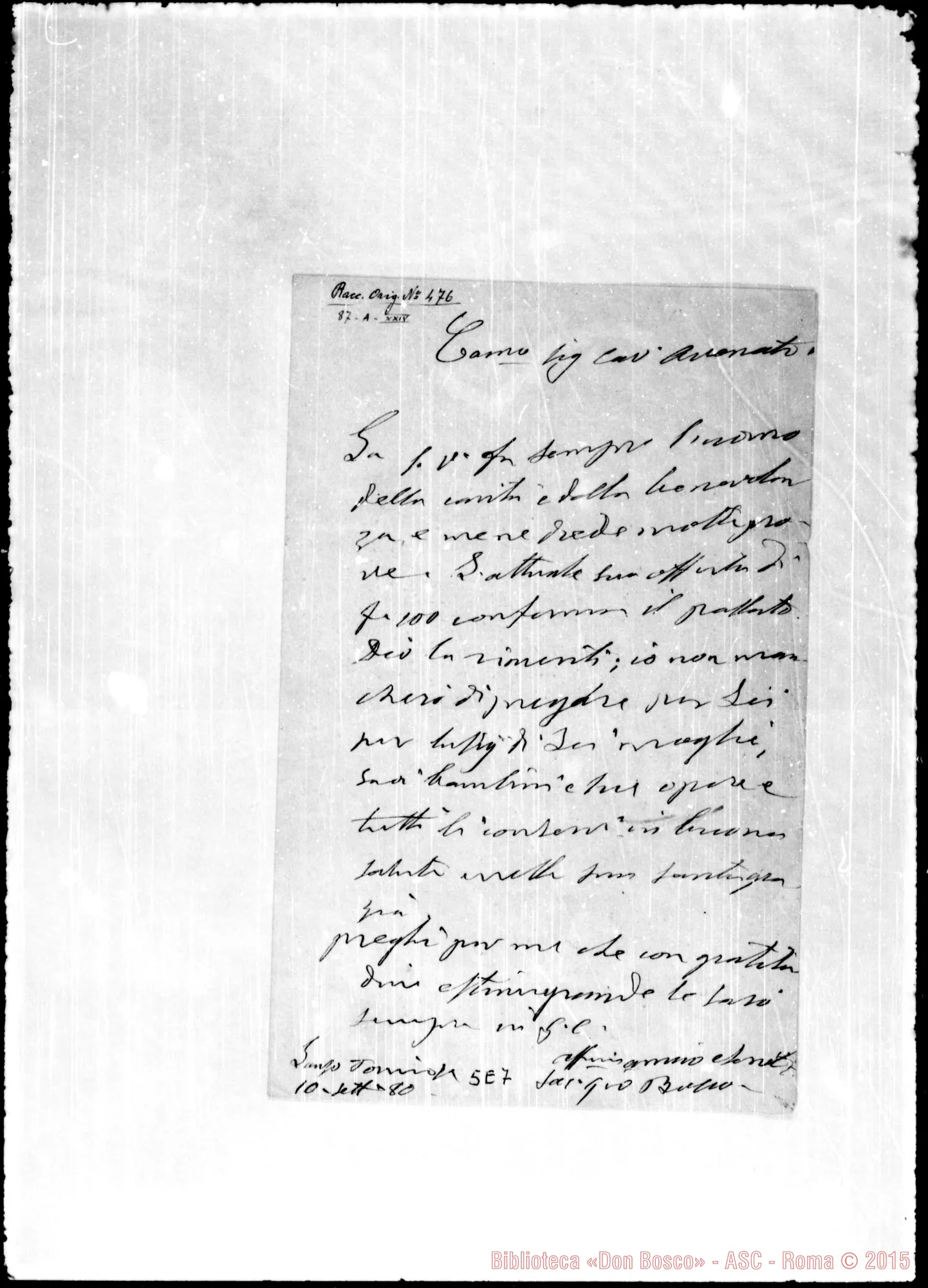 Fotogramma E 7 — Avenati, cavaliere