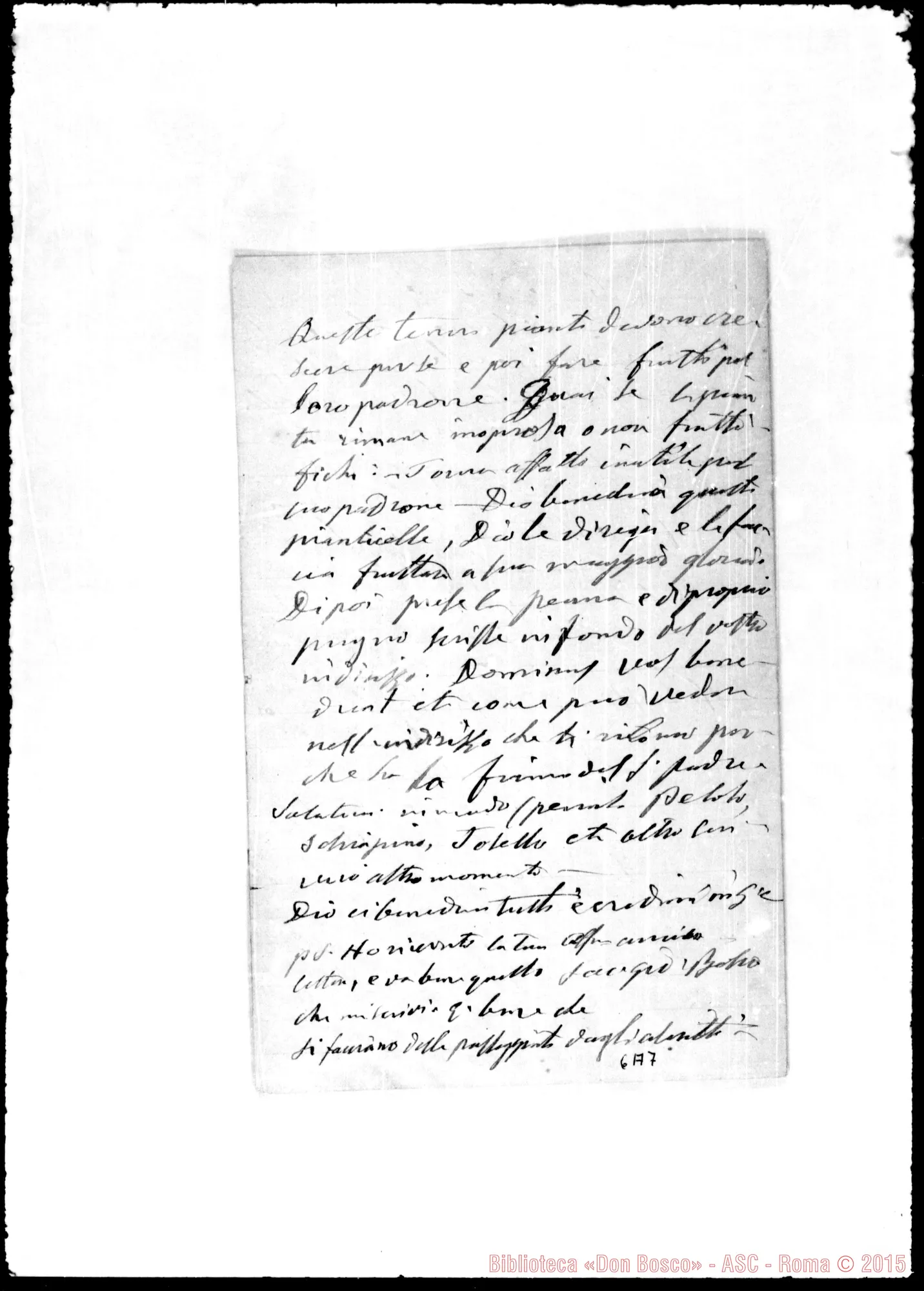 Fotogramma A 7 — Barberis Giulio, sac. SDB