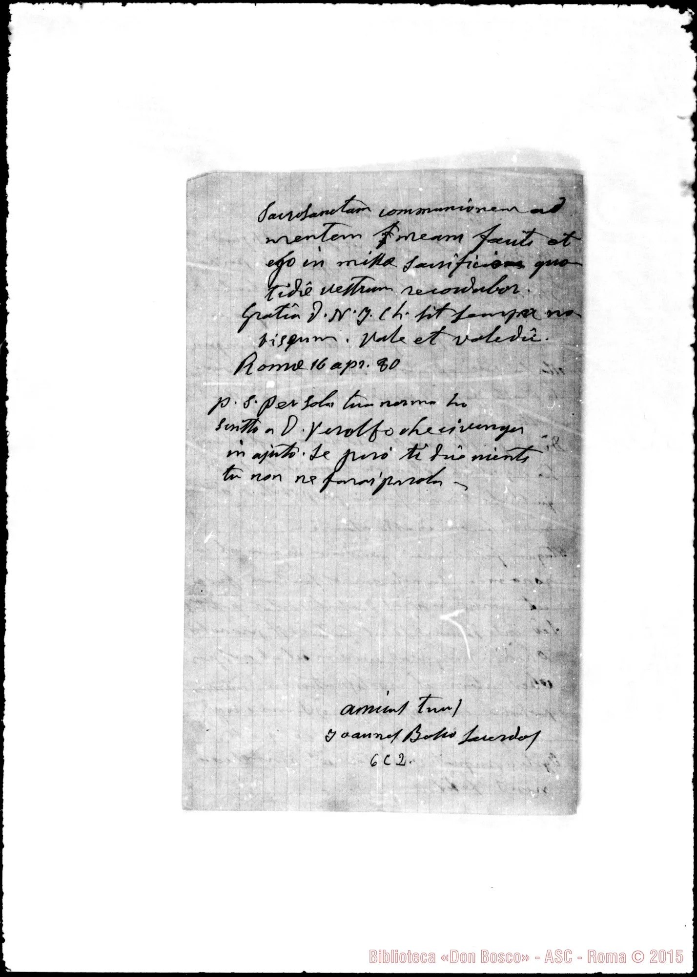 Fotogramma C 2 — Barberis Giulio, sac. SDB
