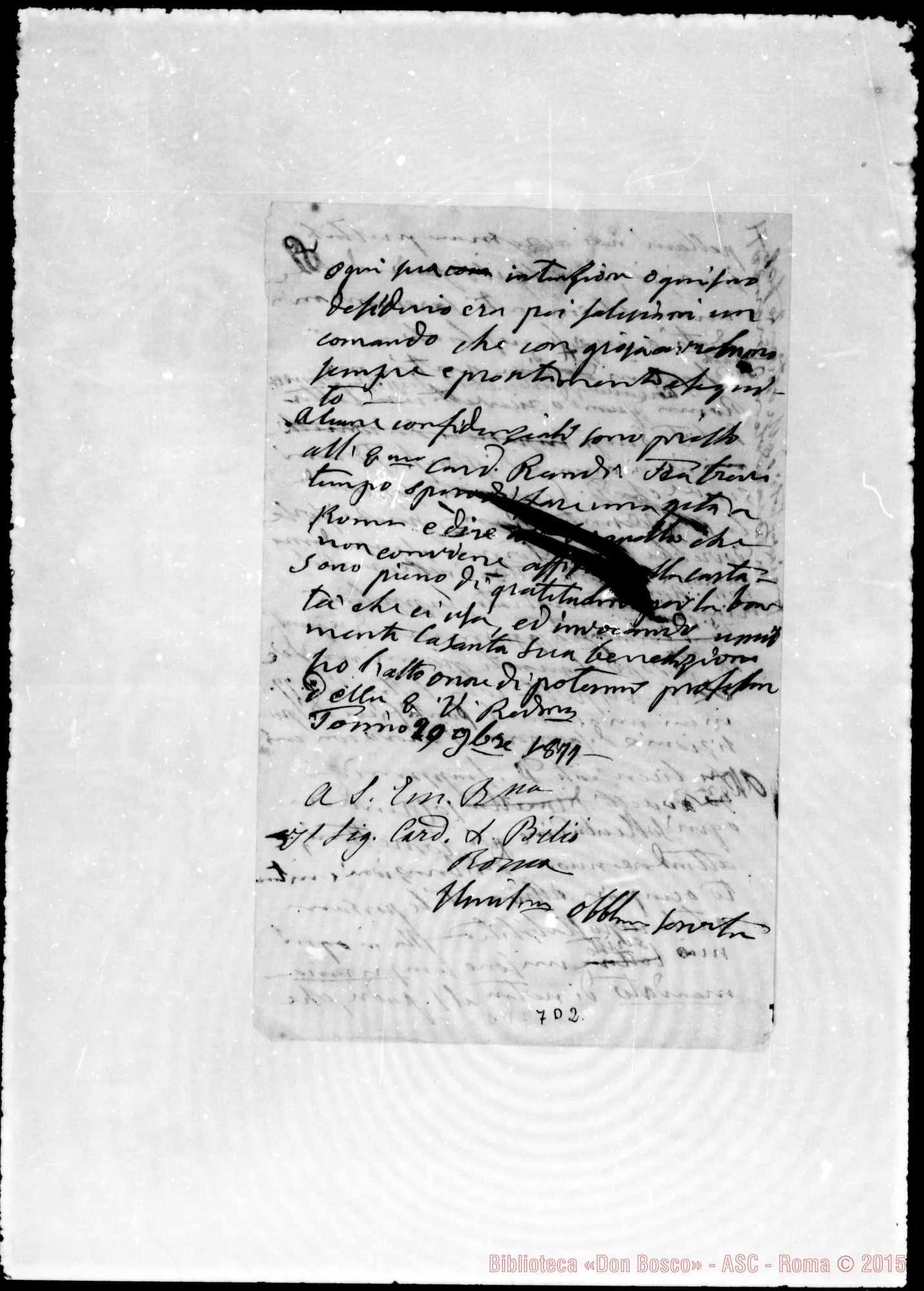 Fotogramma D 2 — Bilio Luigi, Card., vesc. di Sabina