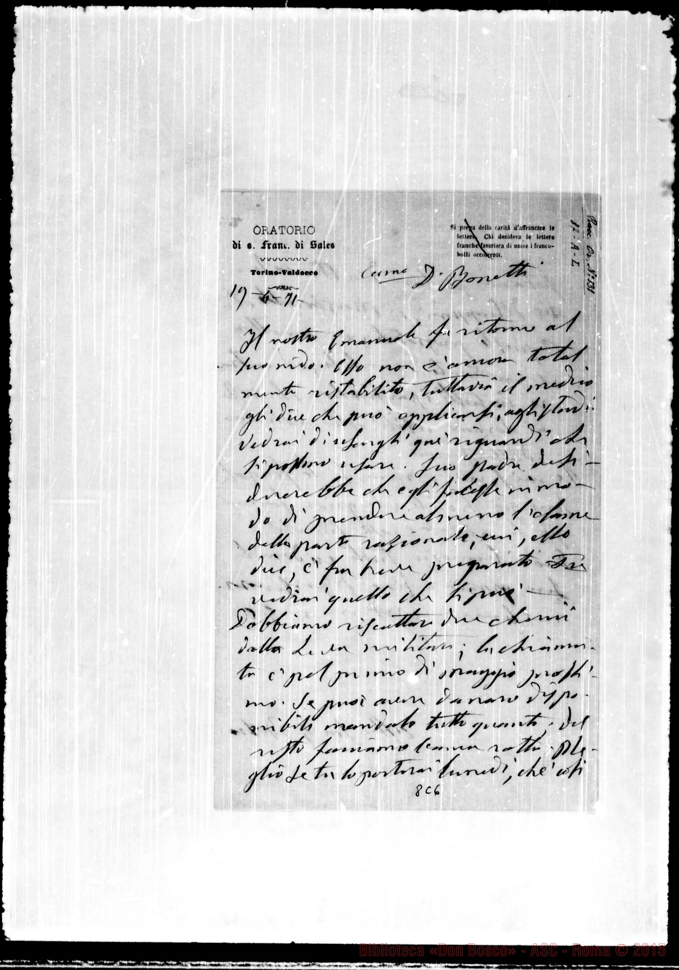 Fotogramma C 6 — Bonetti Giovanni, sac. SDB