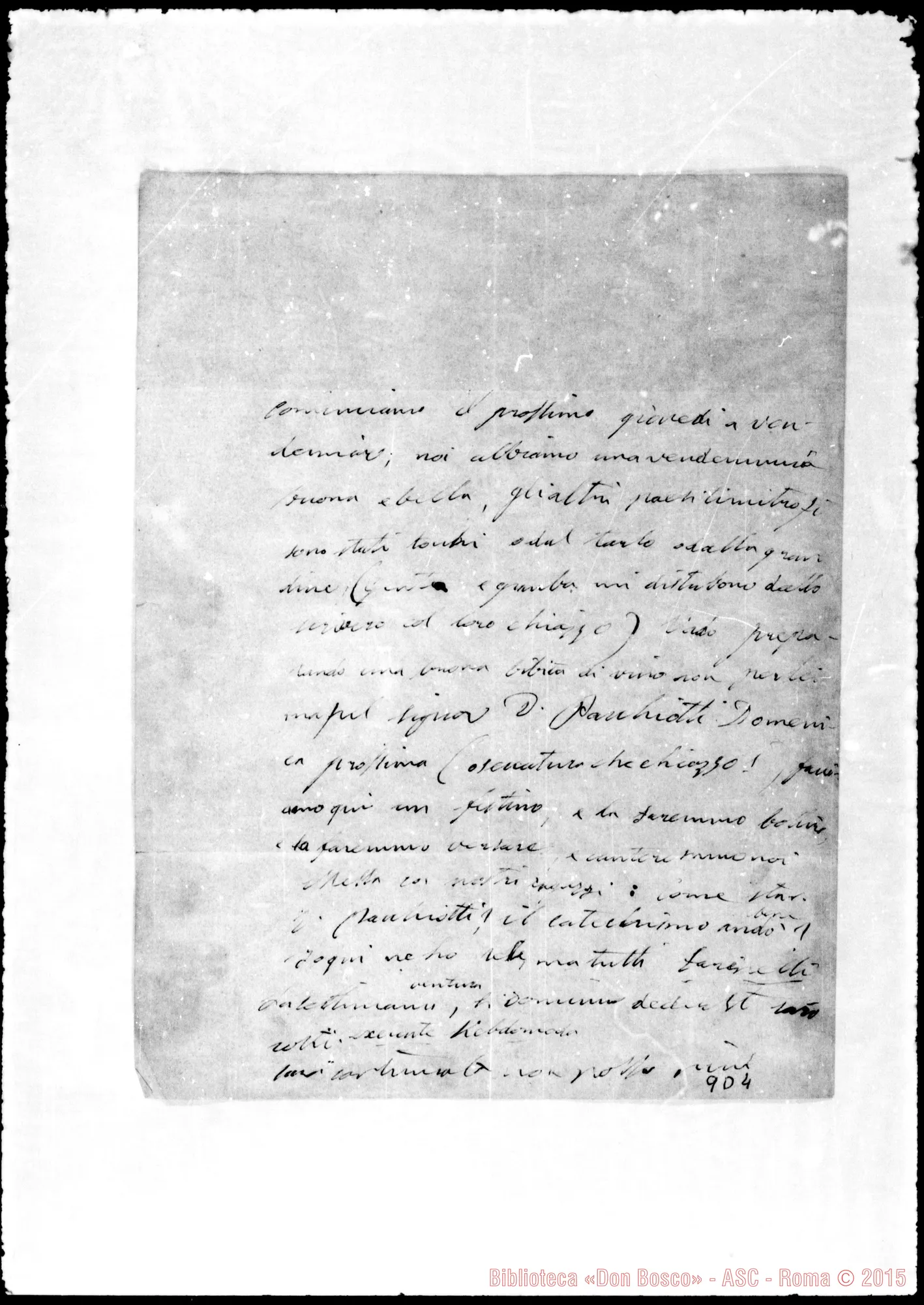 Fotogramma D 4 — Borel Giovanni Battista, sac.
