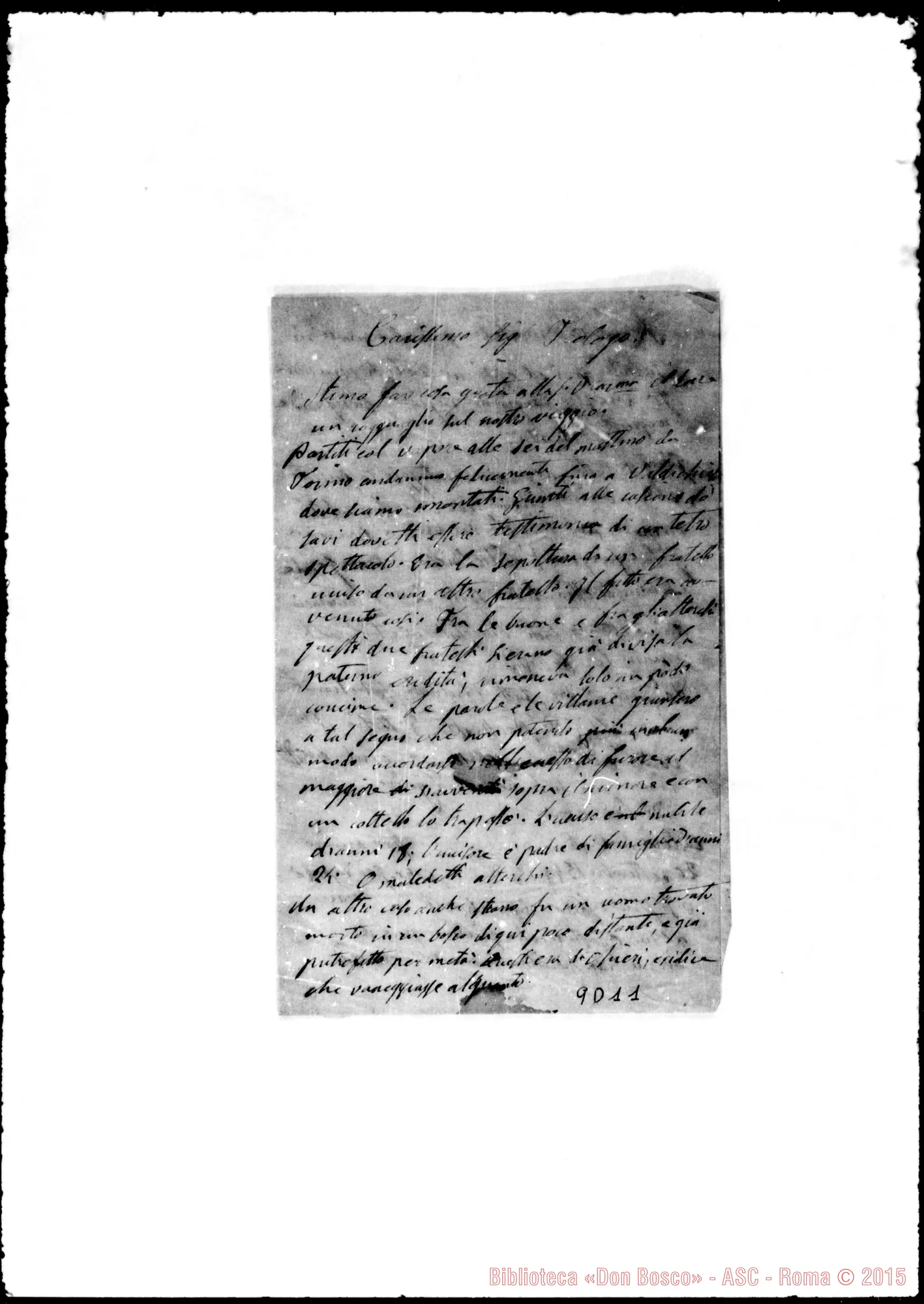 Fotogramma D 11 — Borel Giovanni Battista, sac.