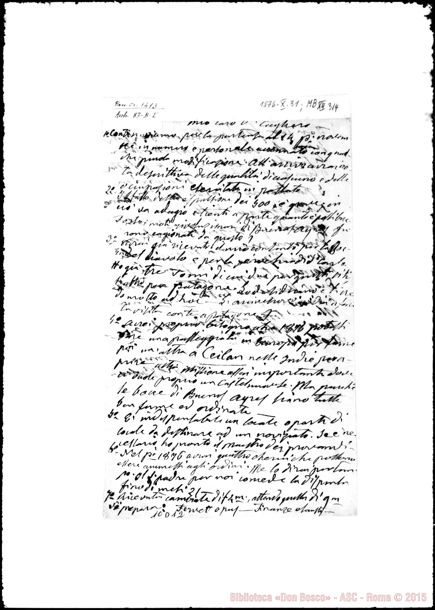 Fotogramma D 12 — Cagliero Giovanni, cardinale SDB