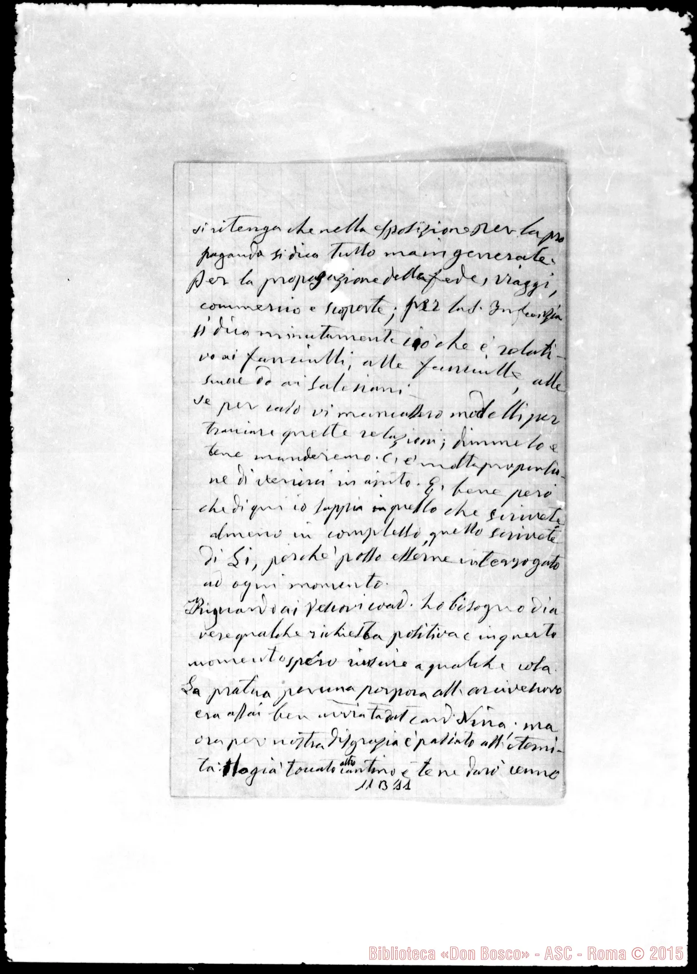 Fotogramma B 11 — Cagliero Giovanni, cardinale SDB
