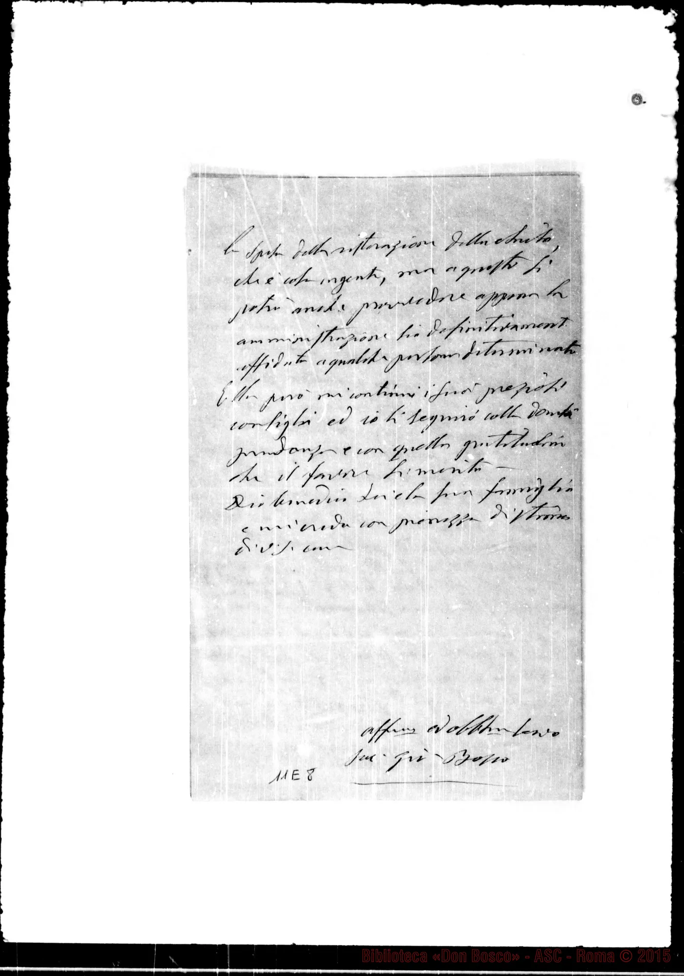 Fotogramma E 8 — Canton Carlo, cavaliere, Capo Servizio al Ministero