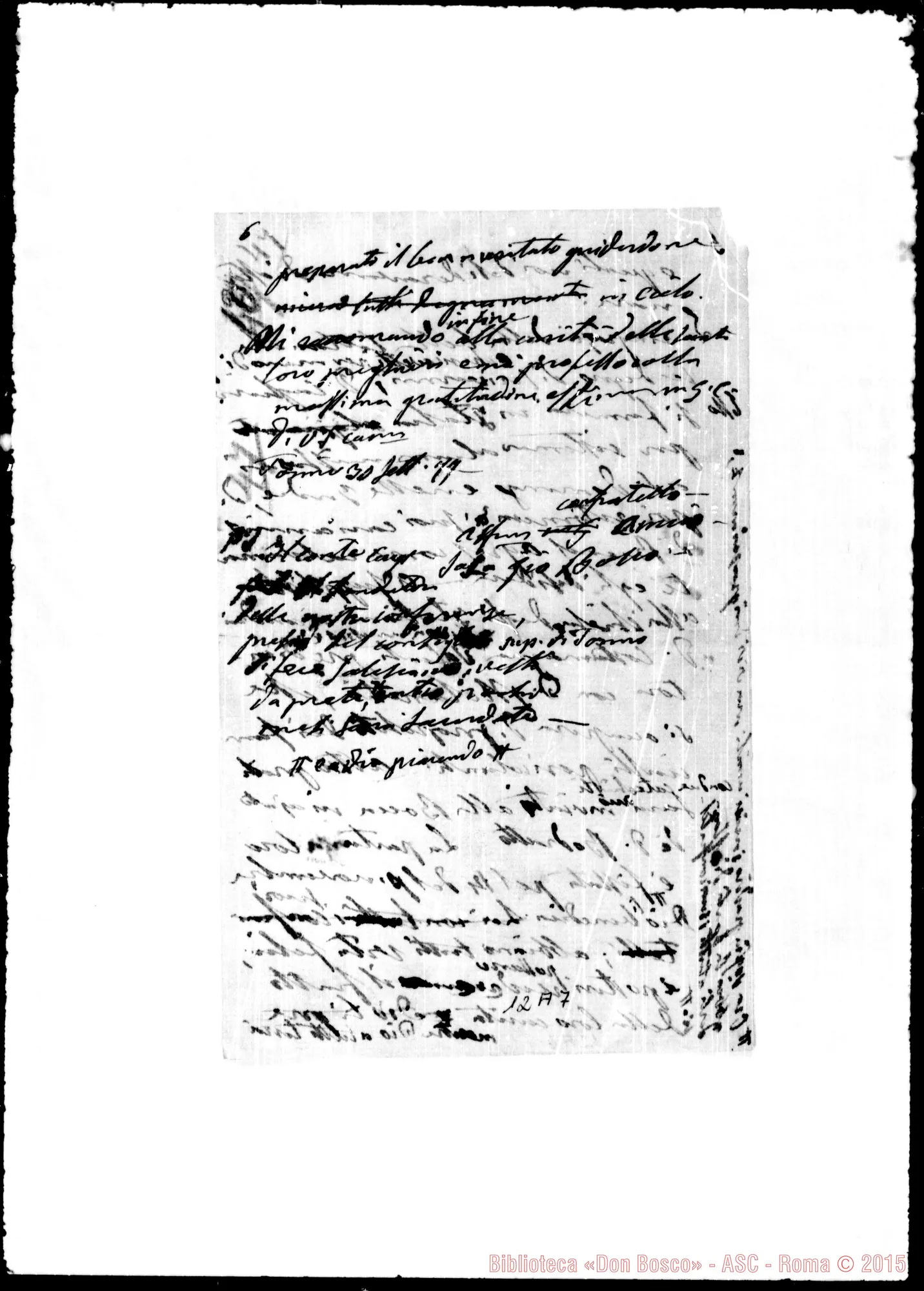 Fotogramma A 7 — Carranza Edoardo, Dottore