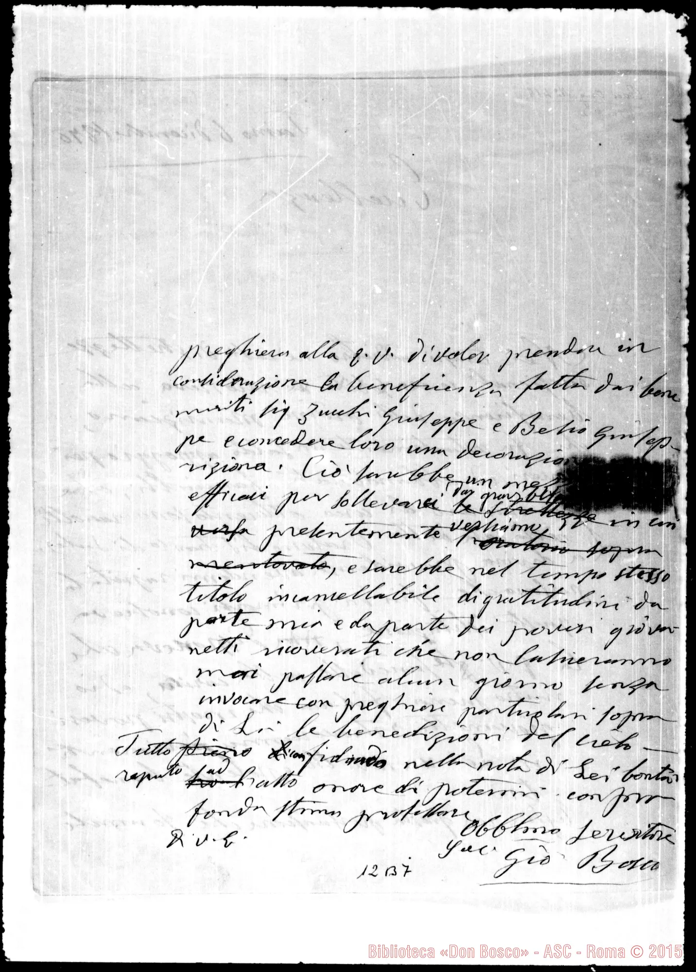 Fotogramma B 7 — Castelli Michelangelo, commendatore