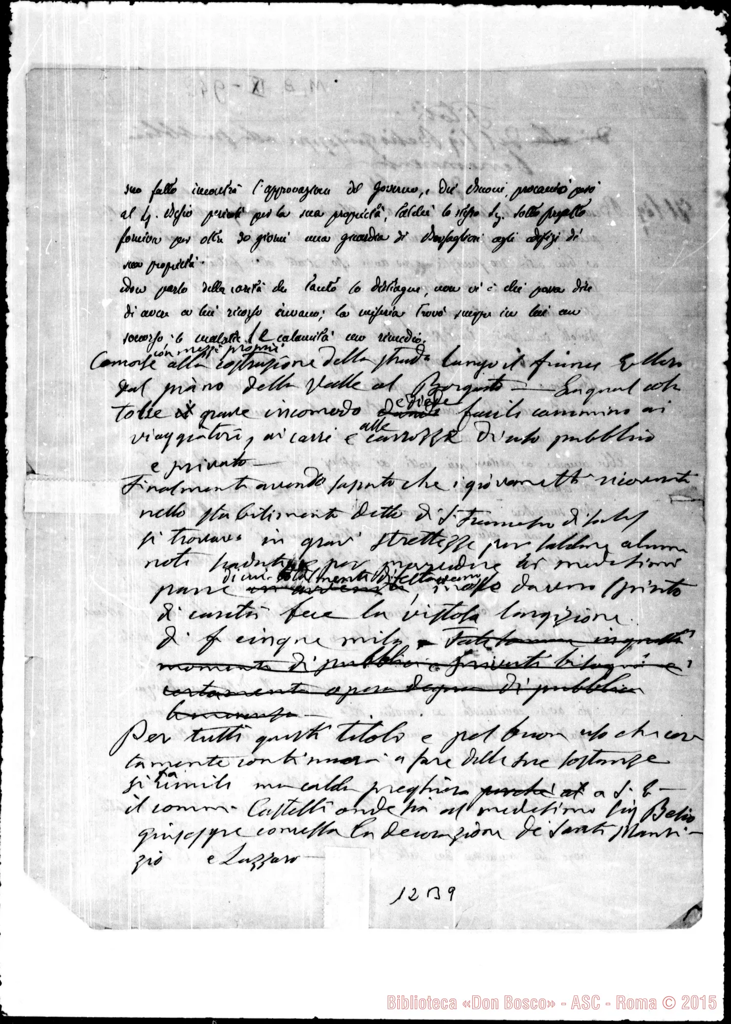 Fotogramma B 9 — Castelli Michelangelo, commendatore