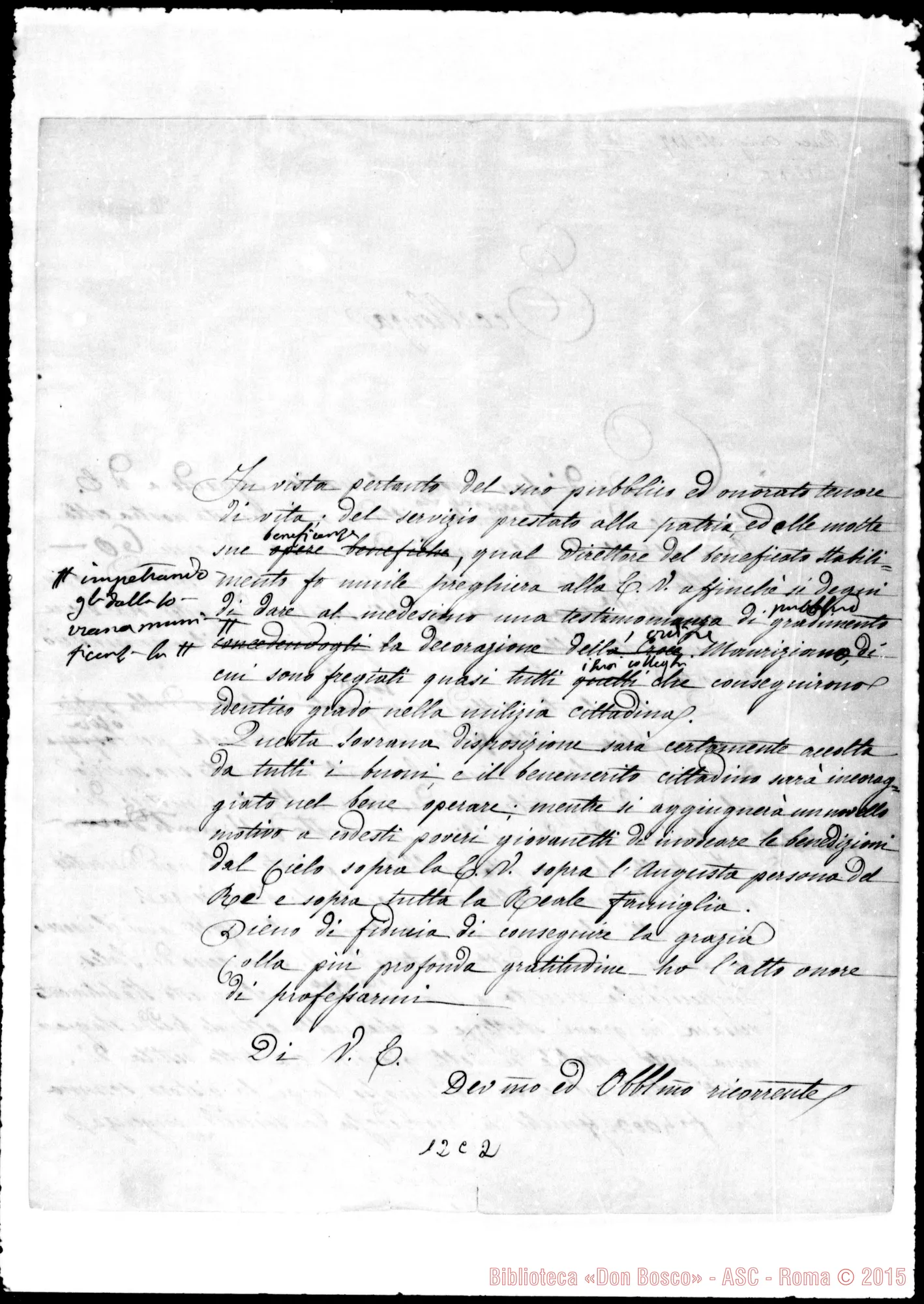 Fotogramma C 2 — Castelli Michelangelo, commendatore