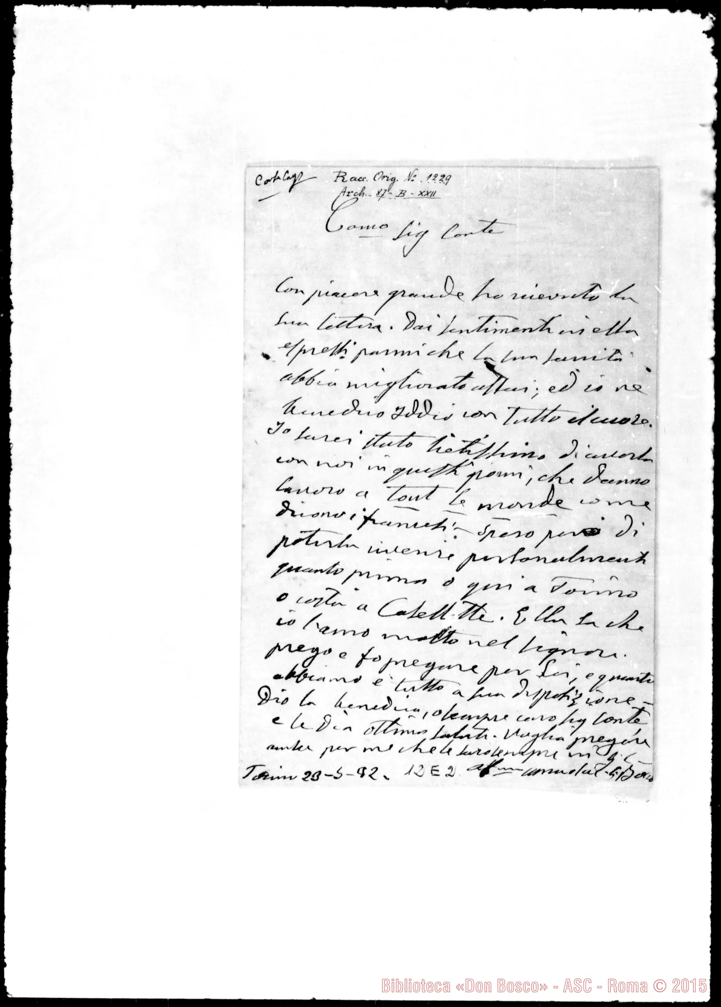 Fotogramma E 2 — Cays Carlo, sac. SDB