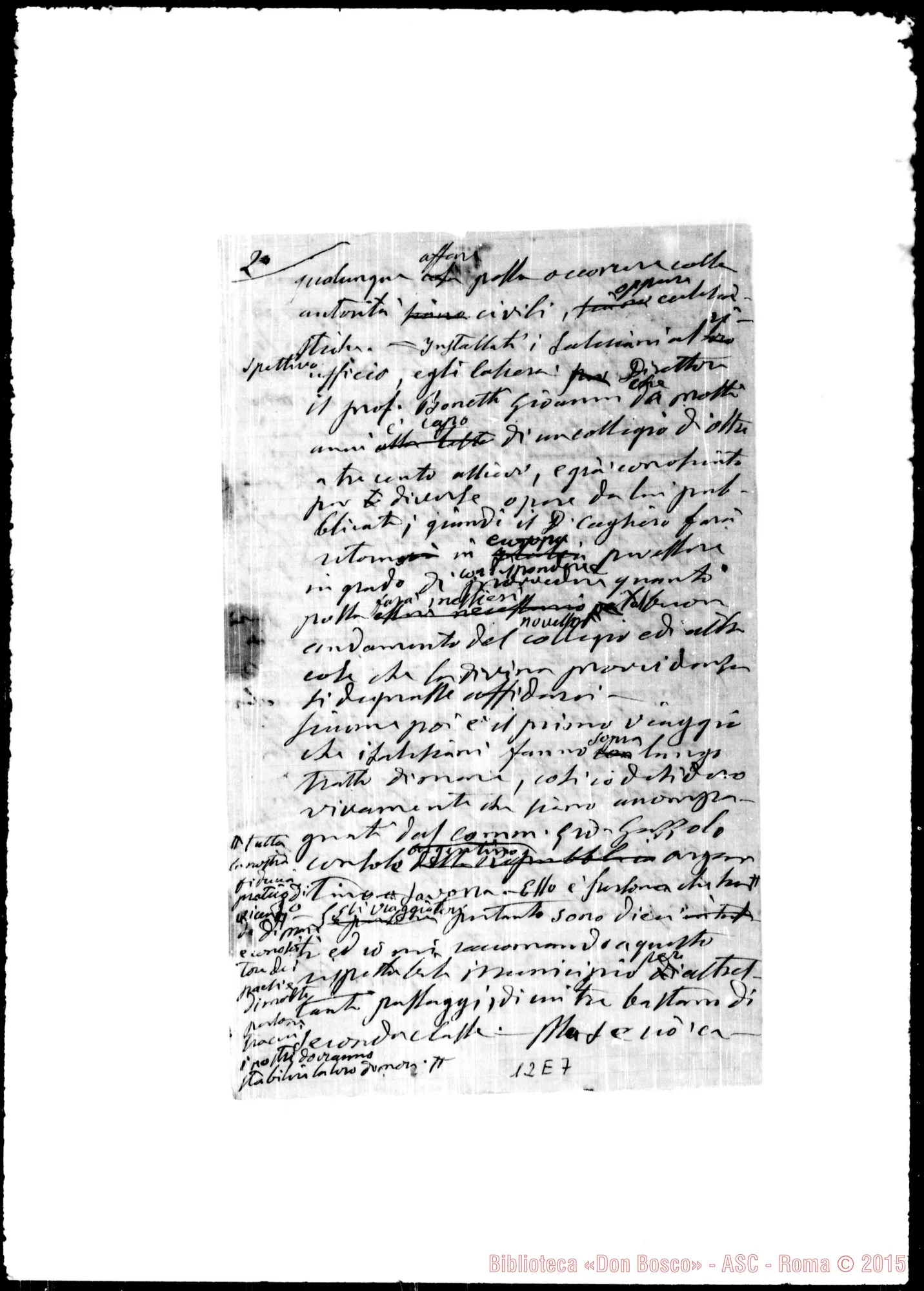 Fotogramma E 7 — Ceccarelli Pietro, Vic. Foraneo a S. Nicolás de los Arroyos