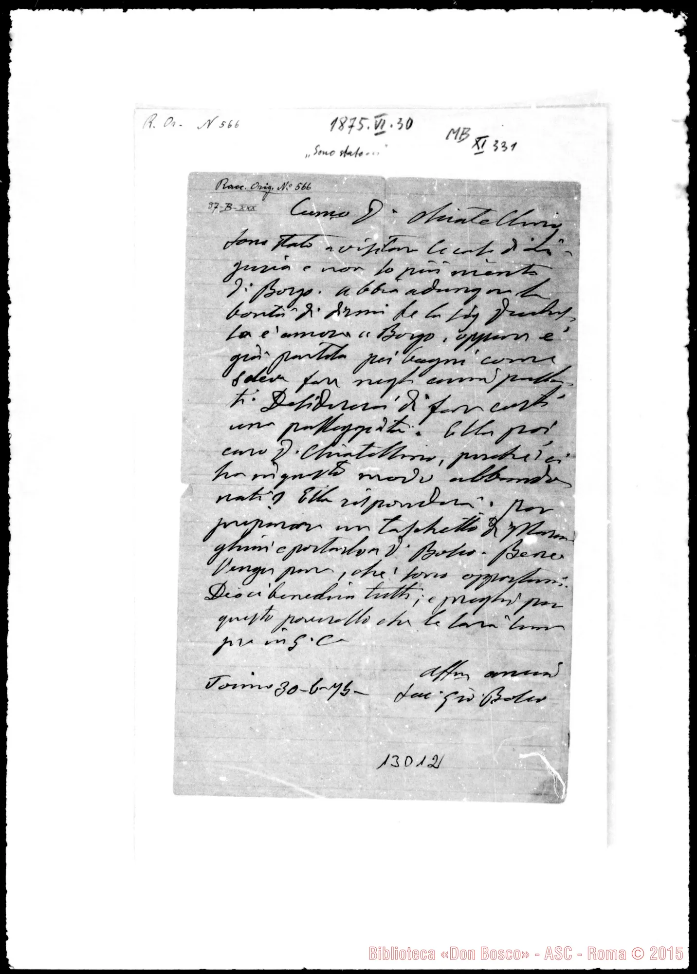 Fotogramma D 12 — Chiatellino Michelangelo, sac.