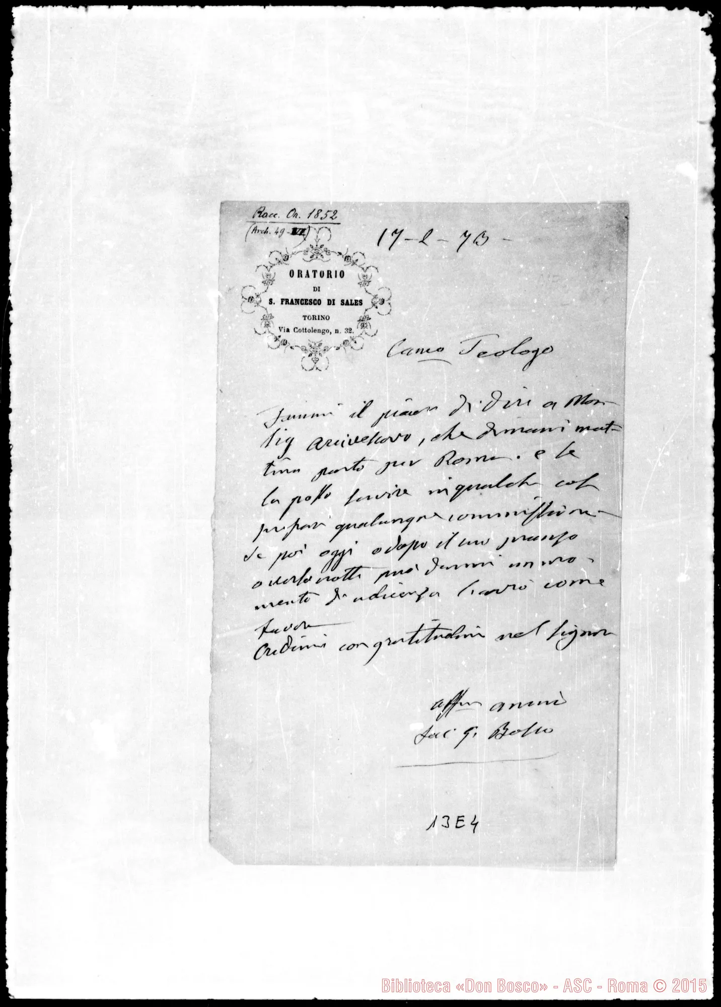Fotogramma E 4 — Chiuso Tommaso, sac.