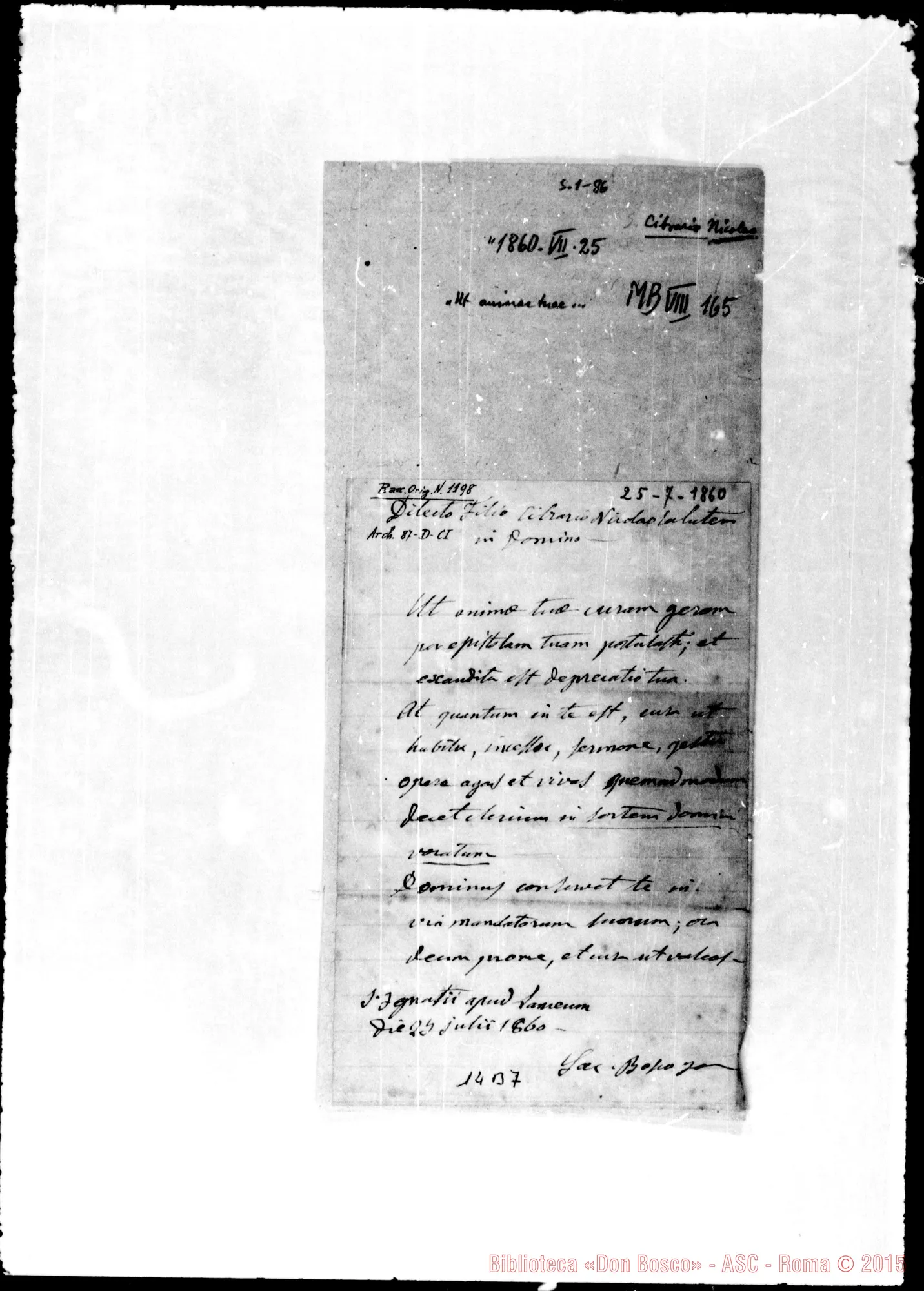 Fotogramma B 7 — Cibrario Nicolao, sac. SDB