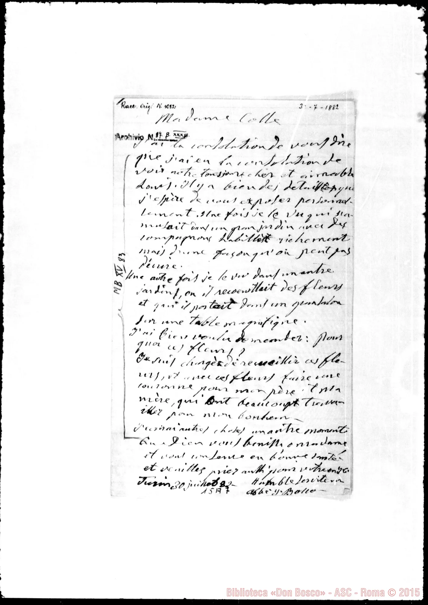 Fotogramma A 7 — Colle Louis-Antoine, Marie-Sophie: conte e contessa