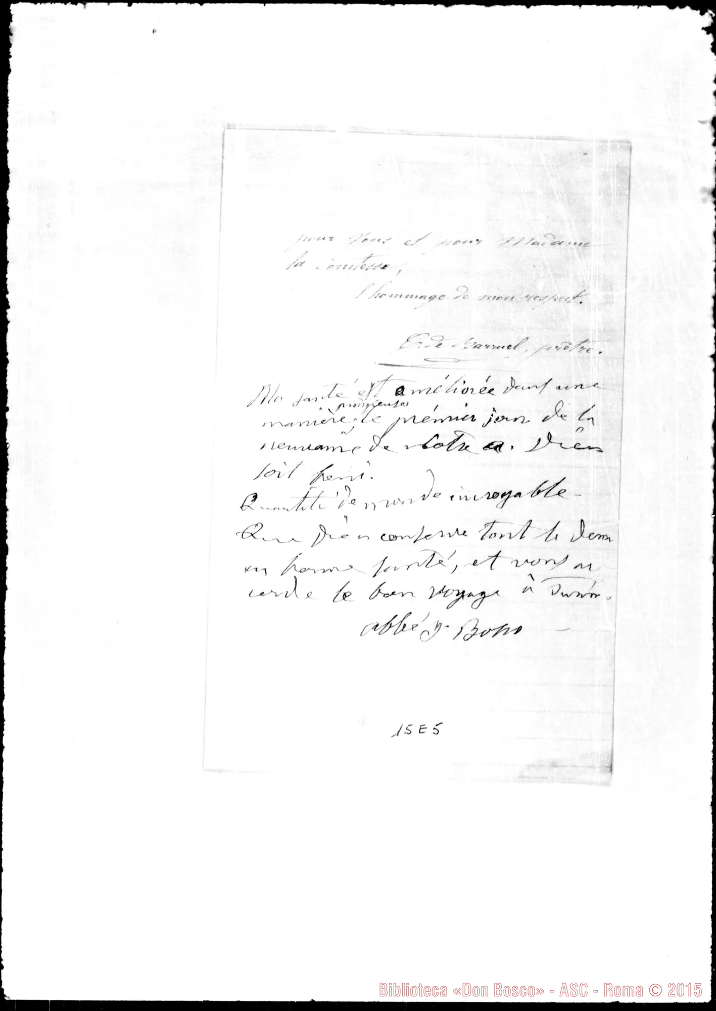 Fotogramma E 5 — Colle Louis-Antoine, Marie-Sophie: conte e contessa