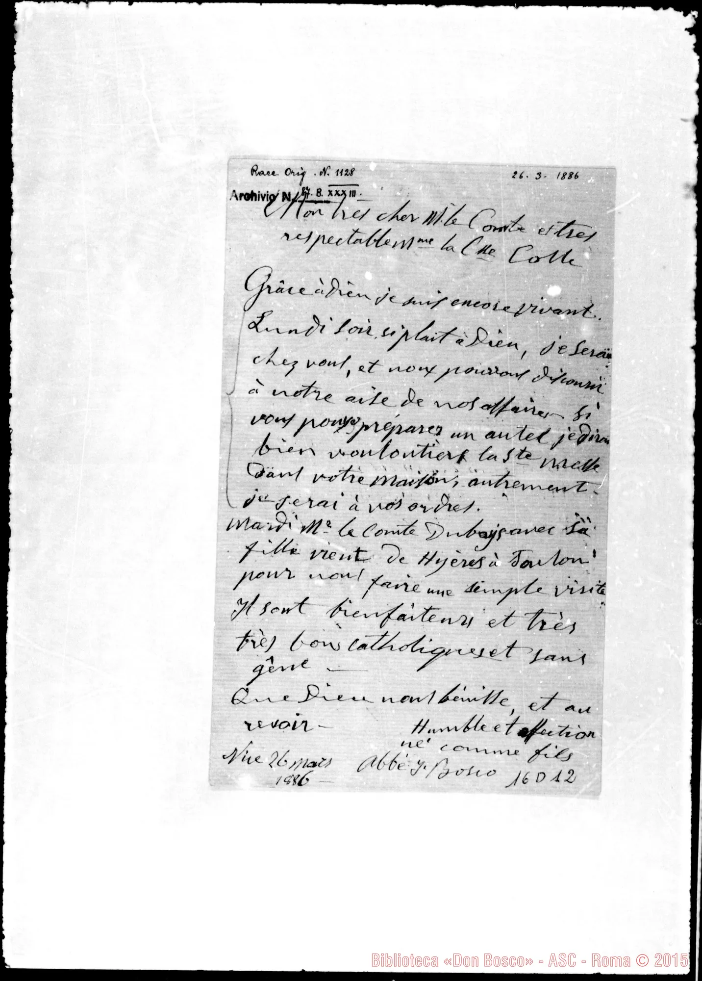 Fotogramma D 12 — Colle Louis-Antoine, Marie-Sophie: conte e contessa