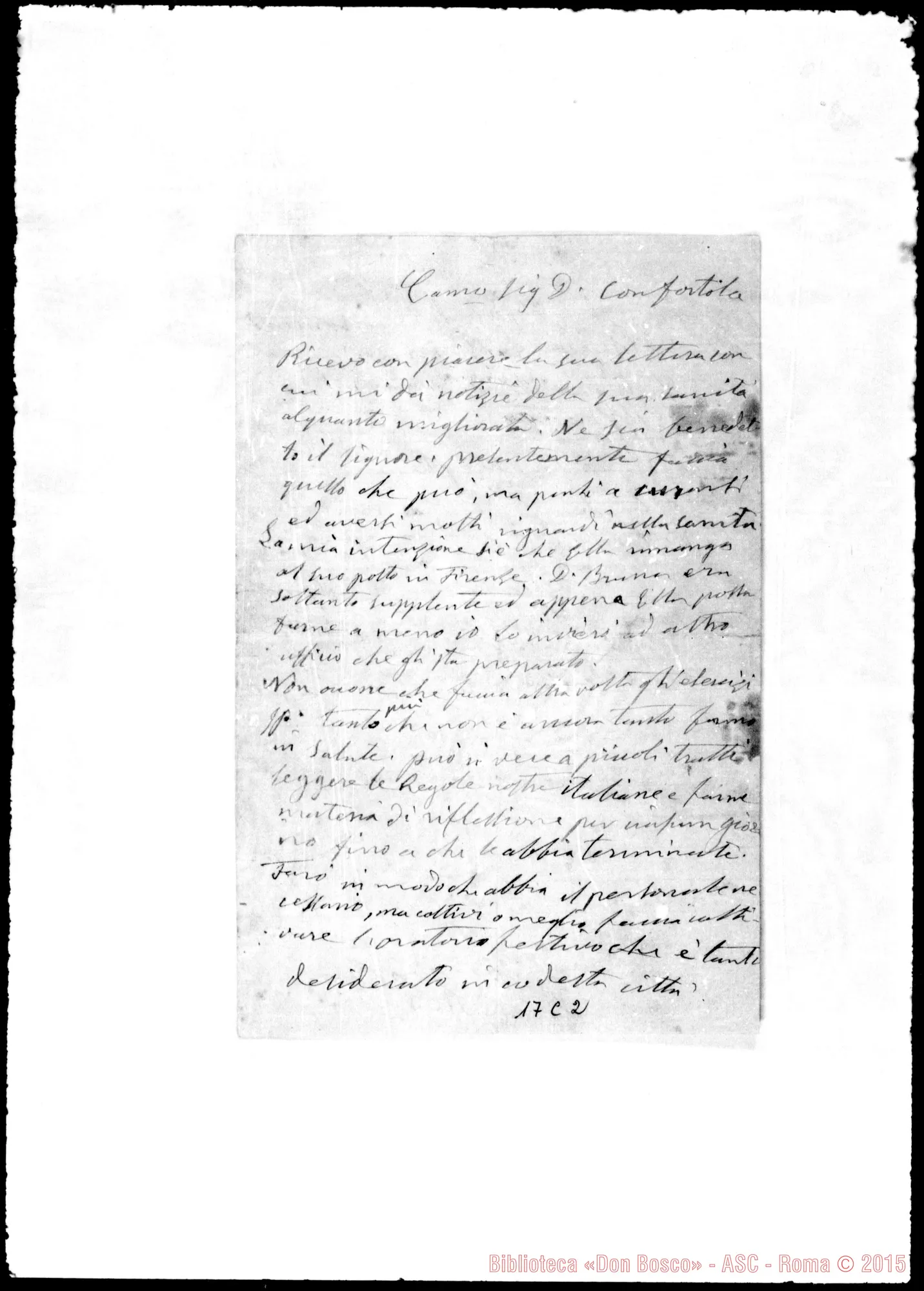 Fotogramma C 2 — Contortola Faustino, sac. SDB