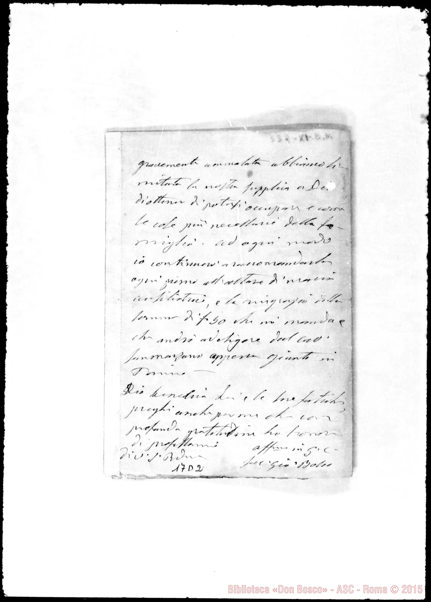 Fotogramma D 2 — Curti Domenico, sac.