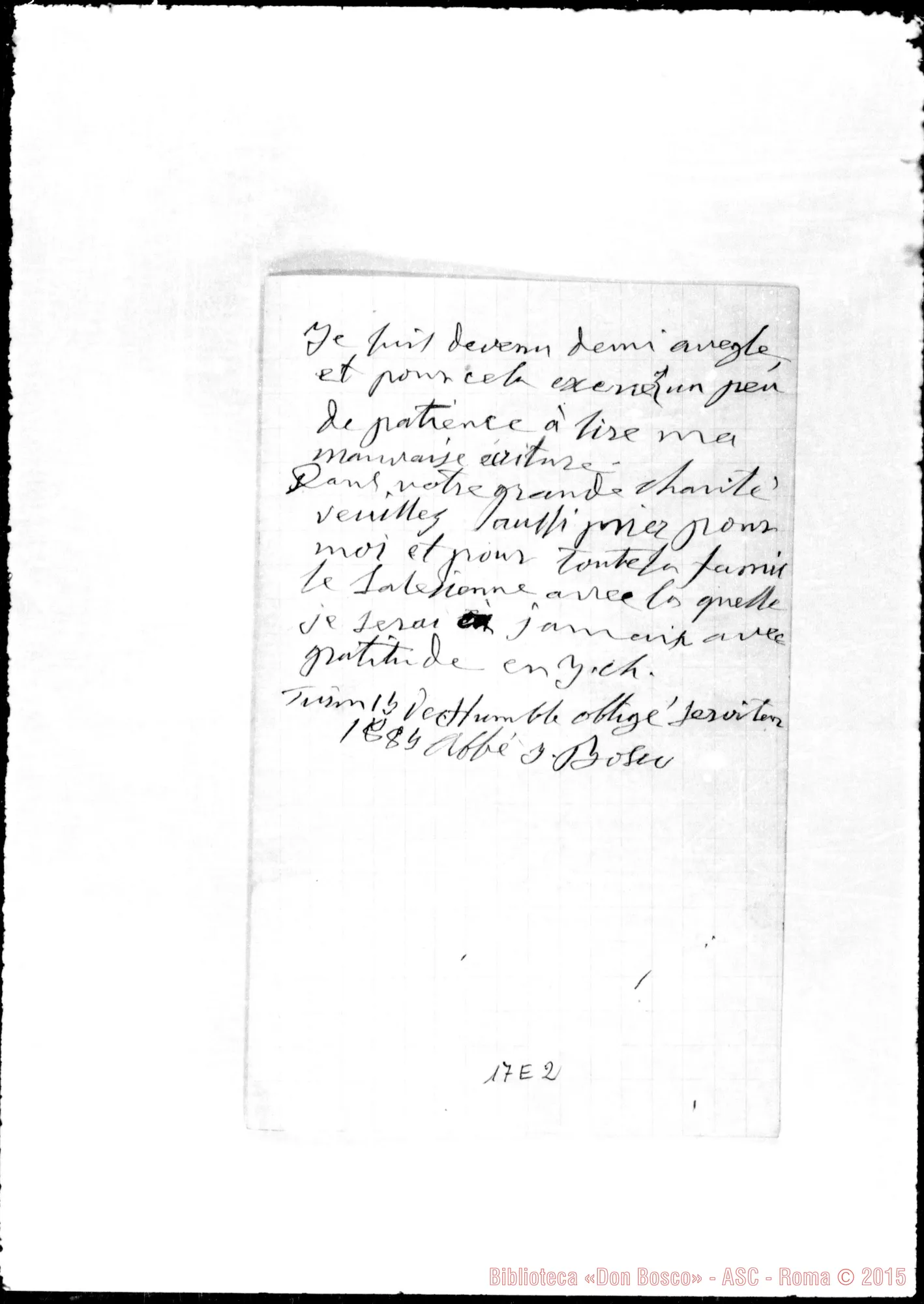 Fotogramma E 2 — Czartoryski Augusto, sac. SDB