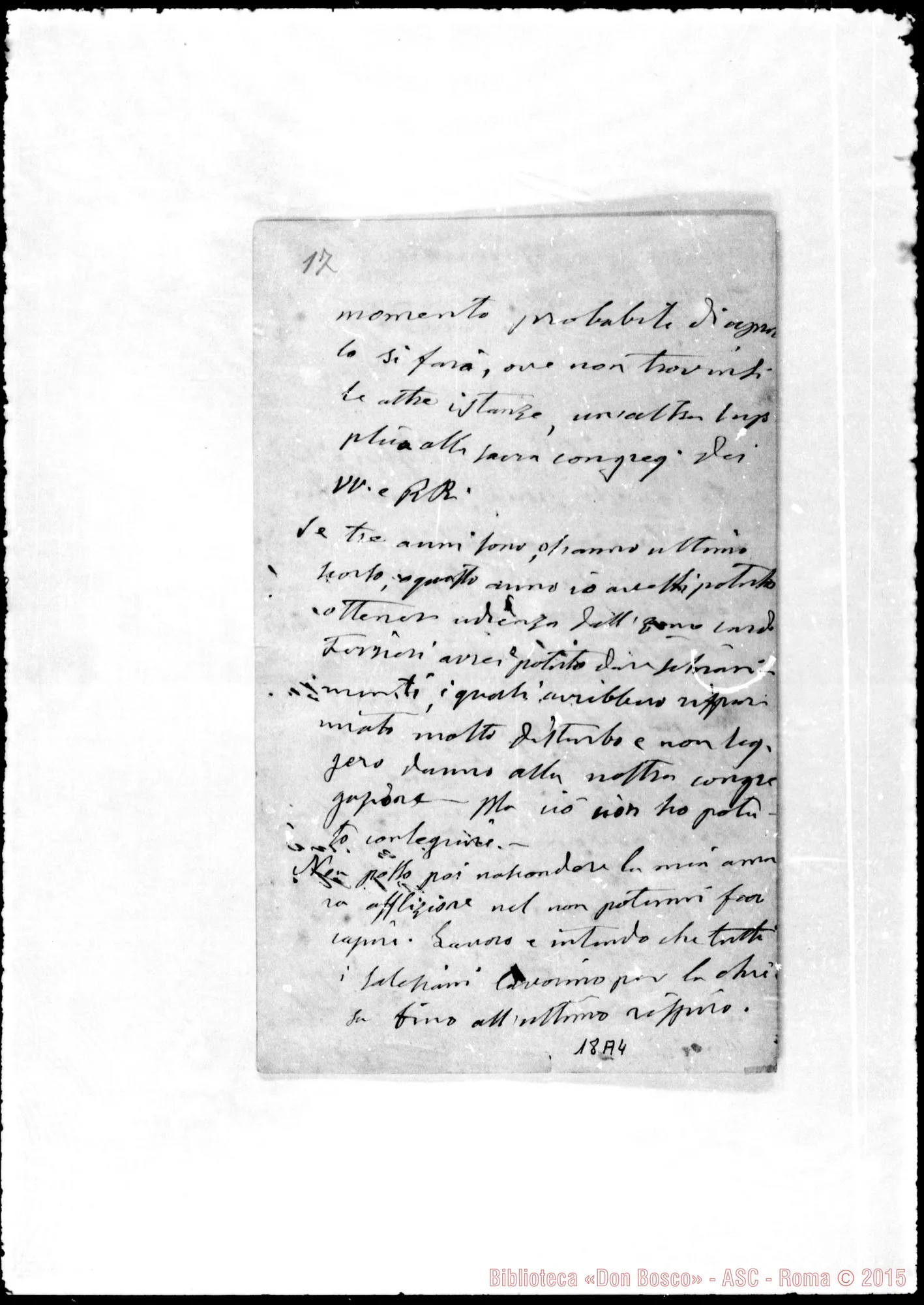 Fotogramma A 4 — Dalmazzo Francesco, sac. SDB