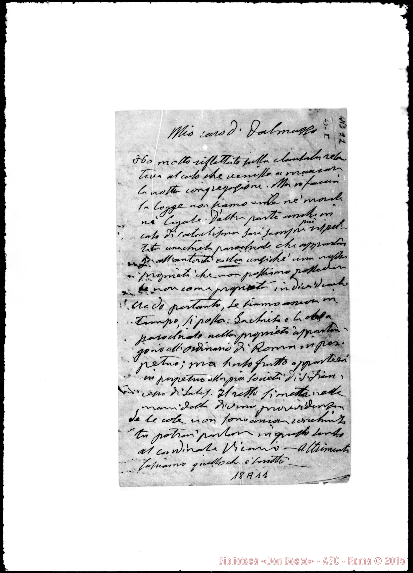 Fotogramma A 11 — Dalmazzo Francesco, sac. SDB