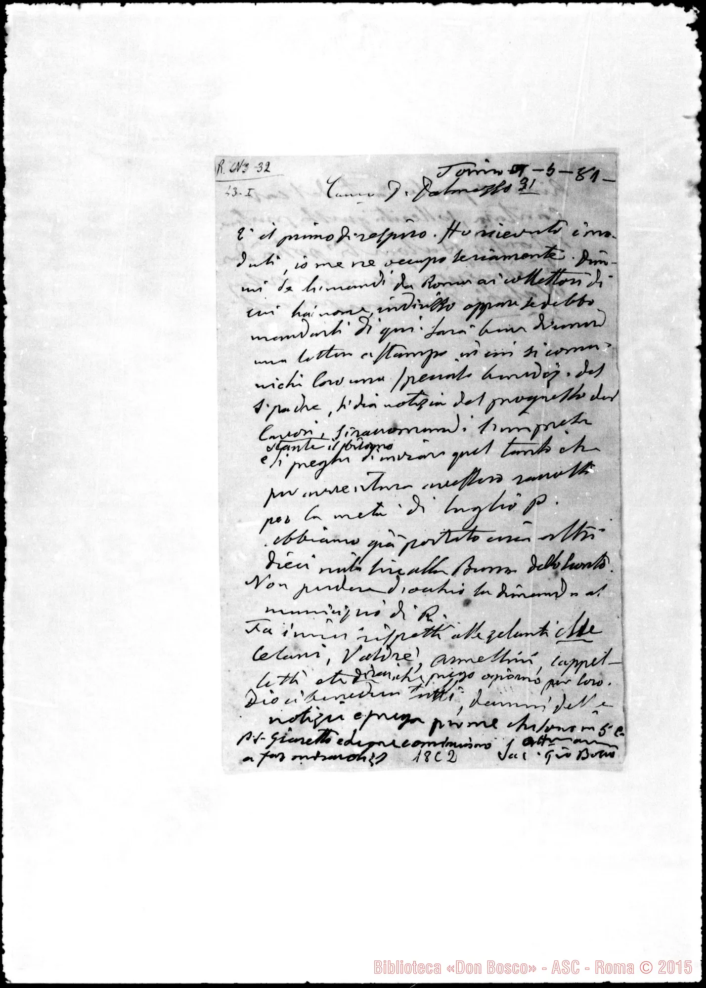 Fotogramma C 2 — Dalmazzo Francesco, sac. SDB
