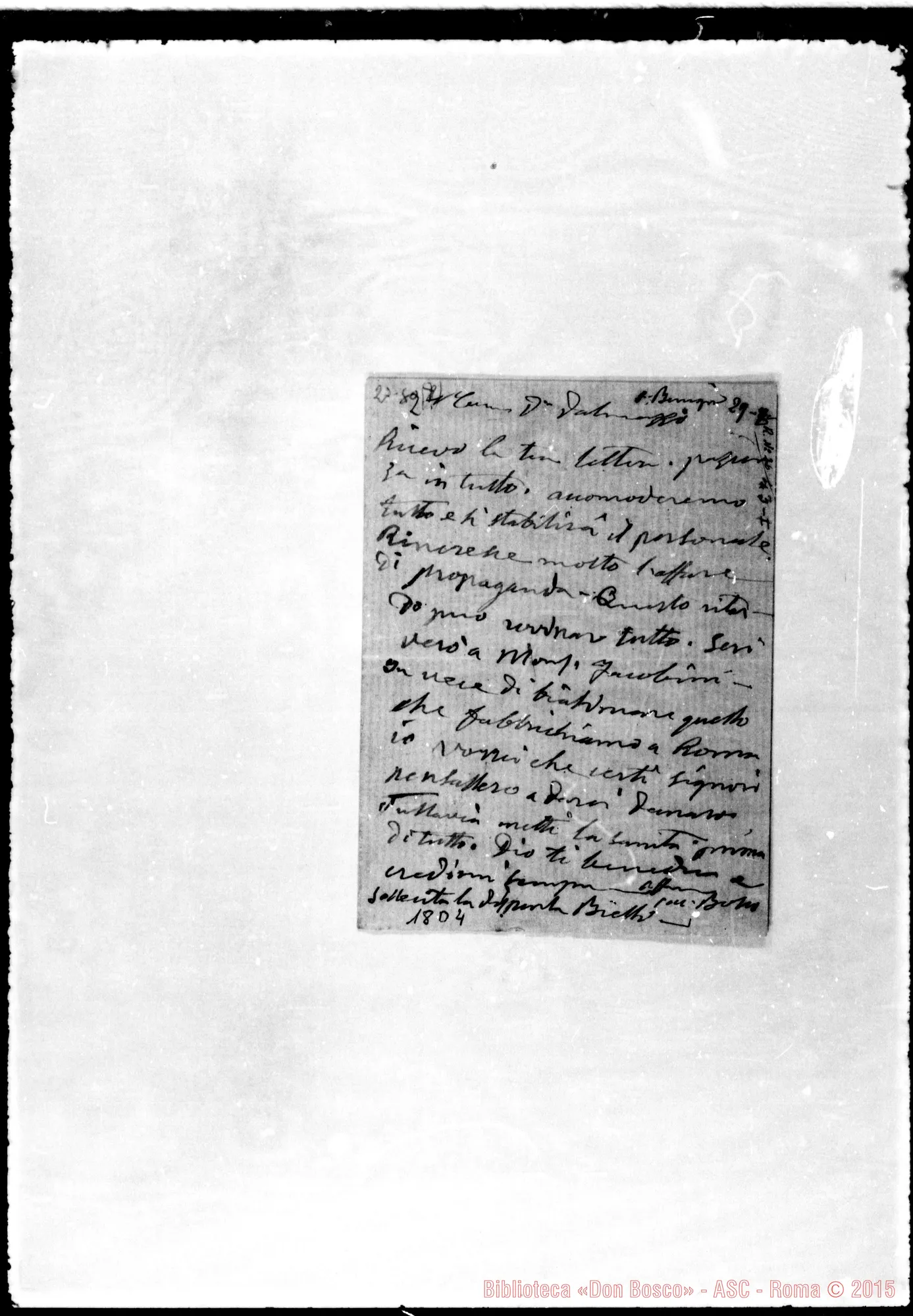Fotogramma D 4 — Dalmazzo Francesco, sac. SDB