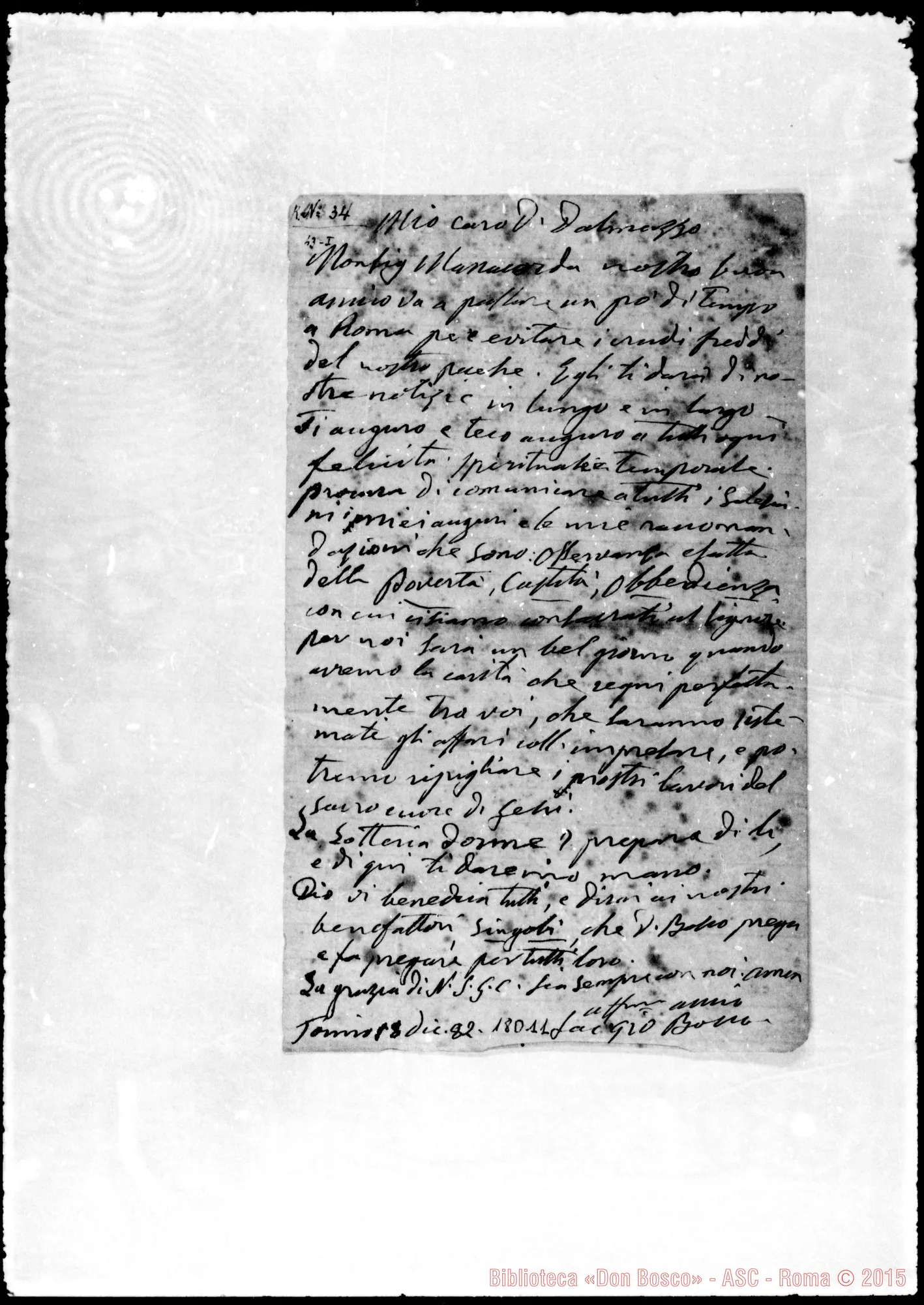 Fotogramma D 11 — Dalmazzo Francesco, sac. SDB