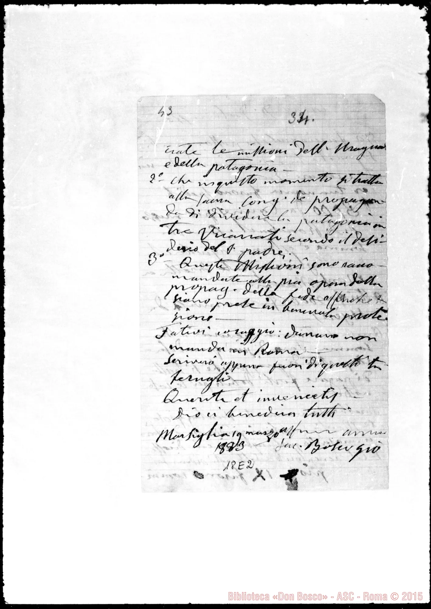 Fotogramma E 2 — Dalmazzo Francesco, sac. SDB