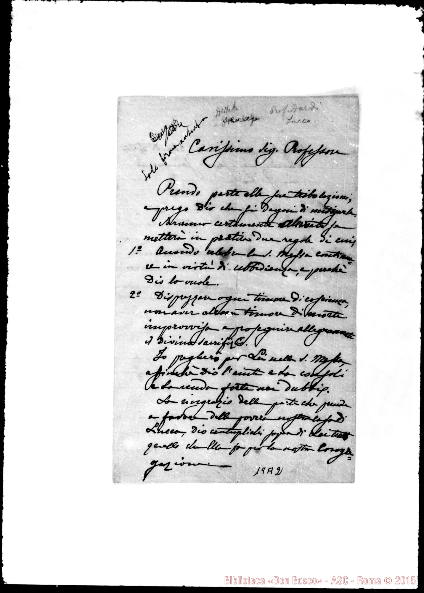 Fotogramma A 2 — Dardi, sac.