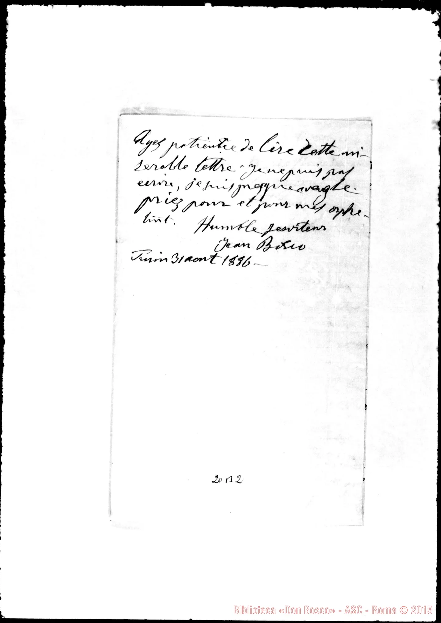 Fotogramma B 2 — Desvernay Marie, suora