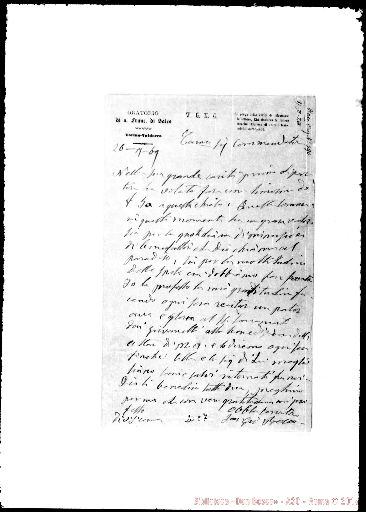 Fotogramma C 7 — Dupraz Jean-Baptiste, commendatore