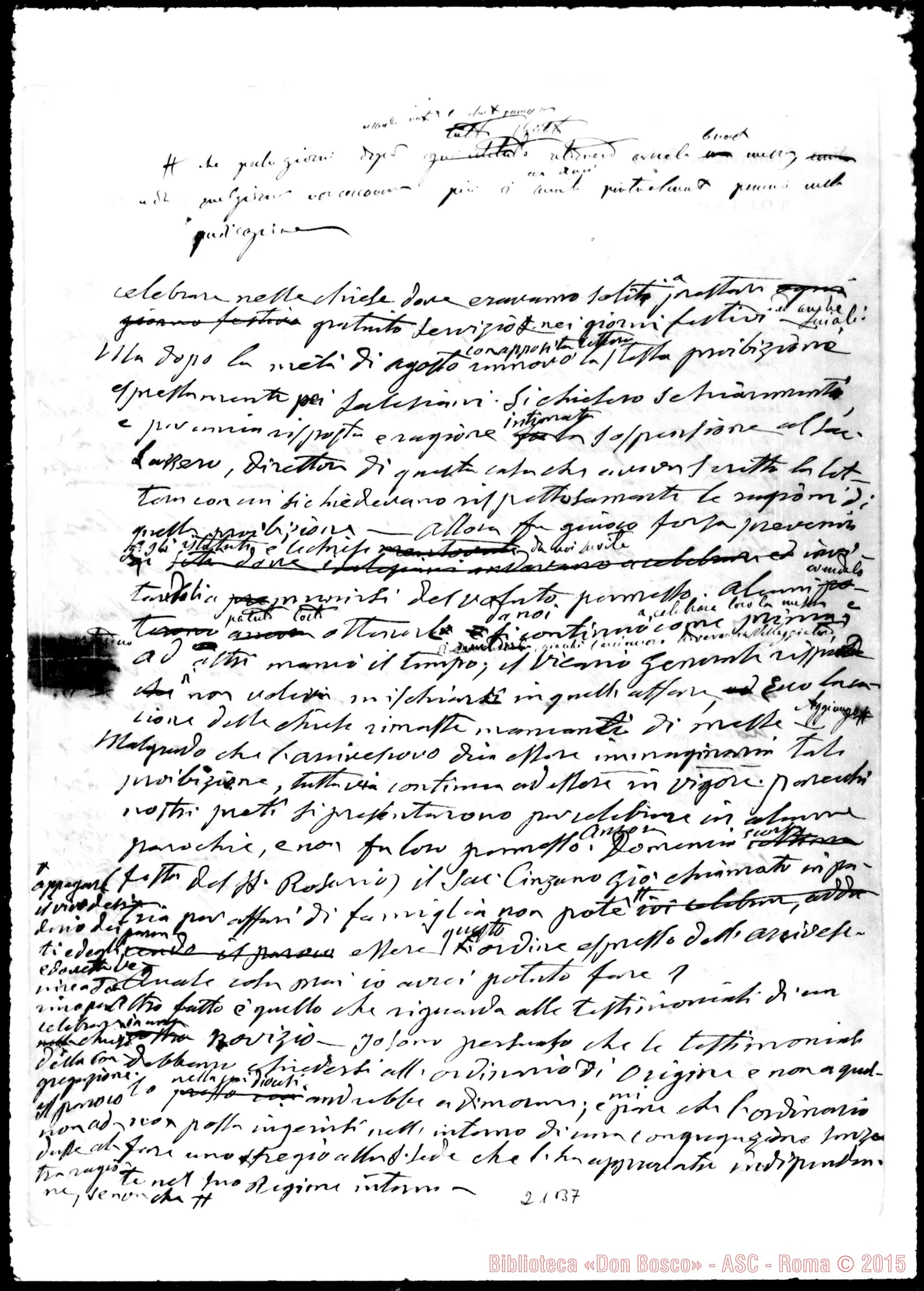 Fotogramma B 7 — Ferrieri Innocenzo, Card.