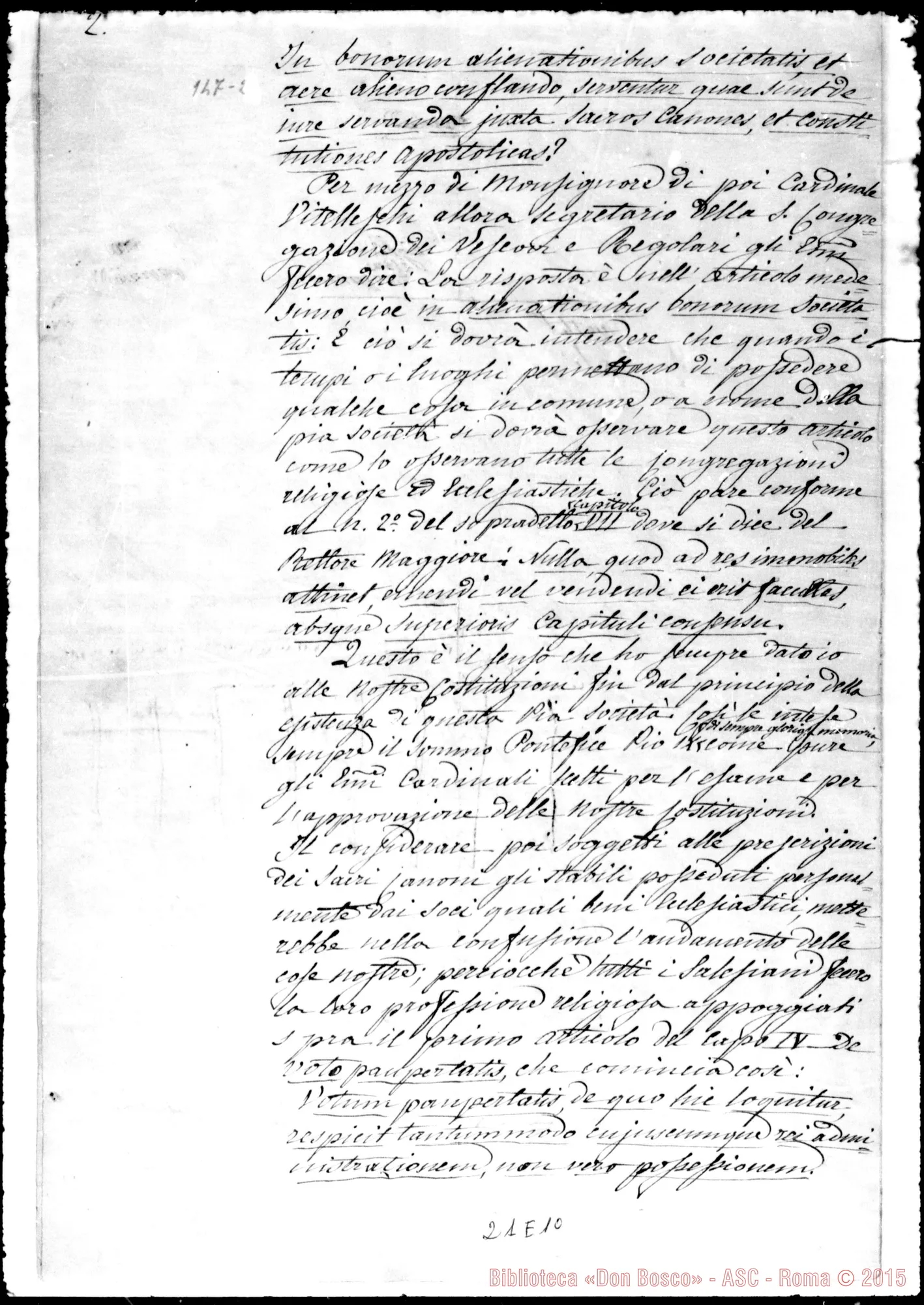 Fotogramma E 10 — Ferrieri Innocenzo, Card.