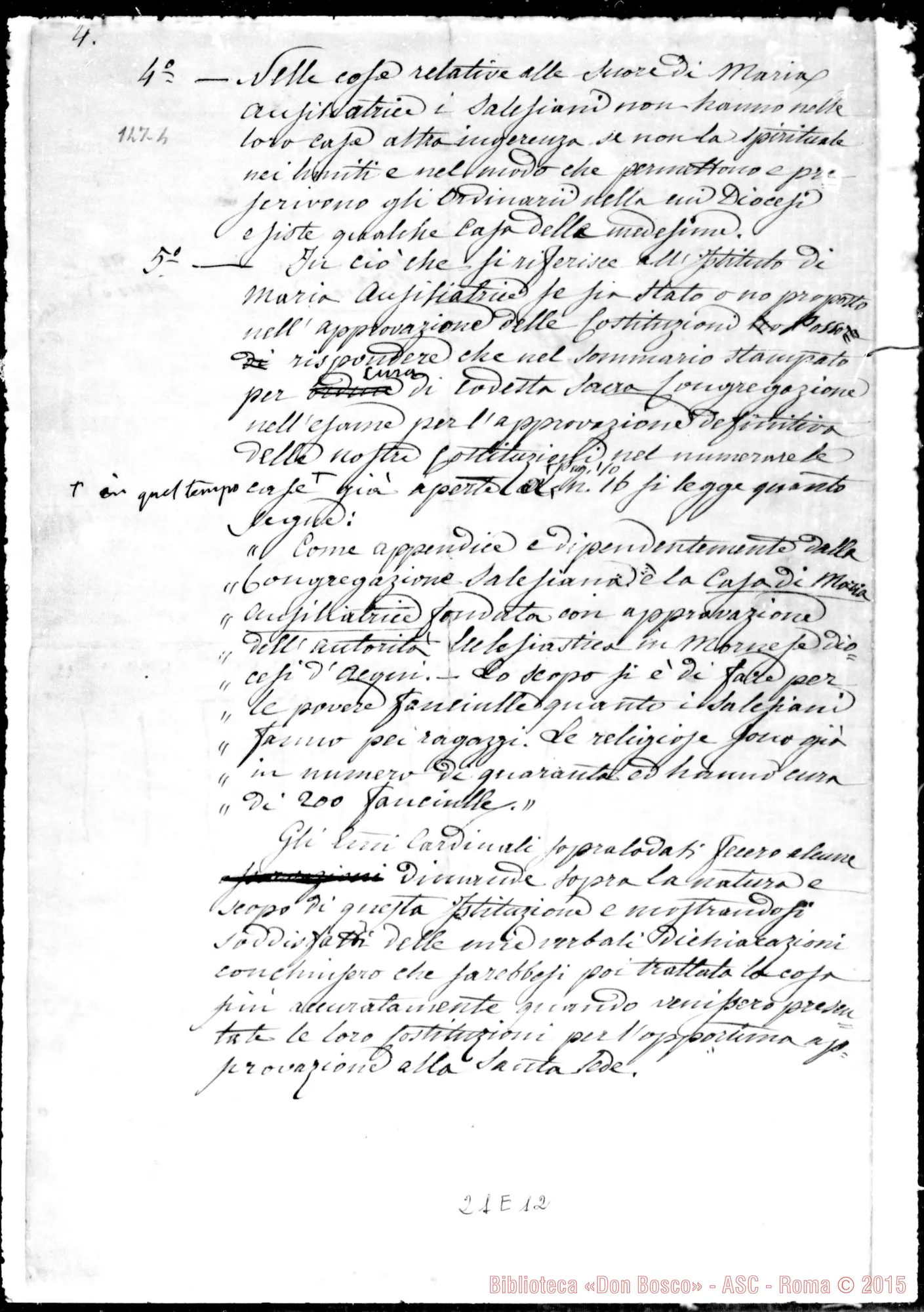 Fotogramma E 12 — Ferrieri Innocenzo, Card.