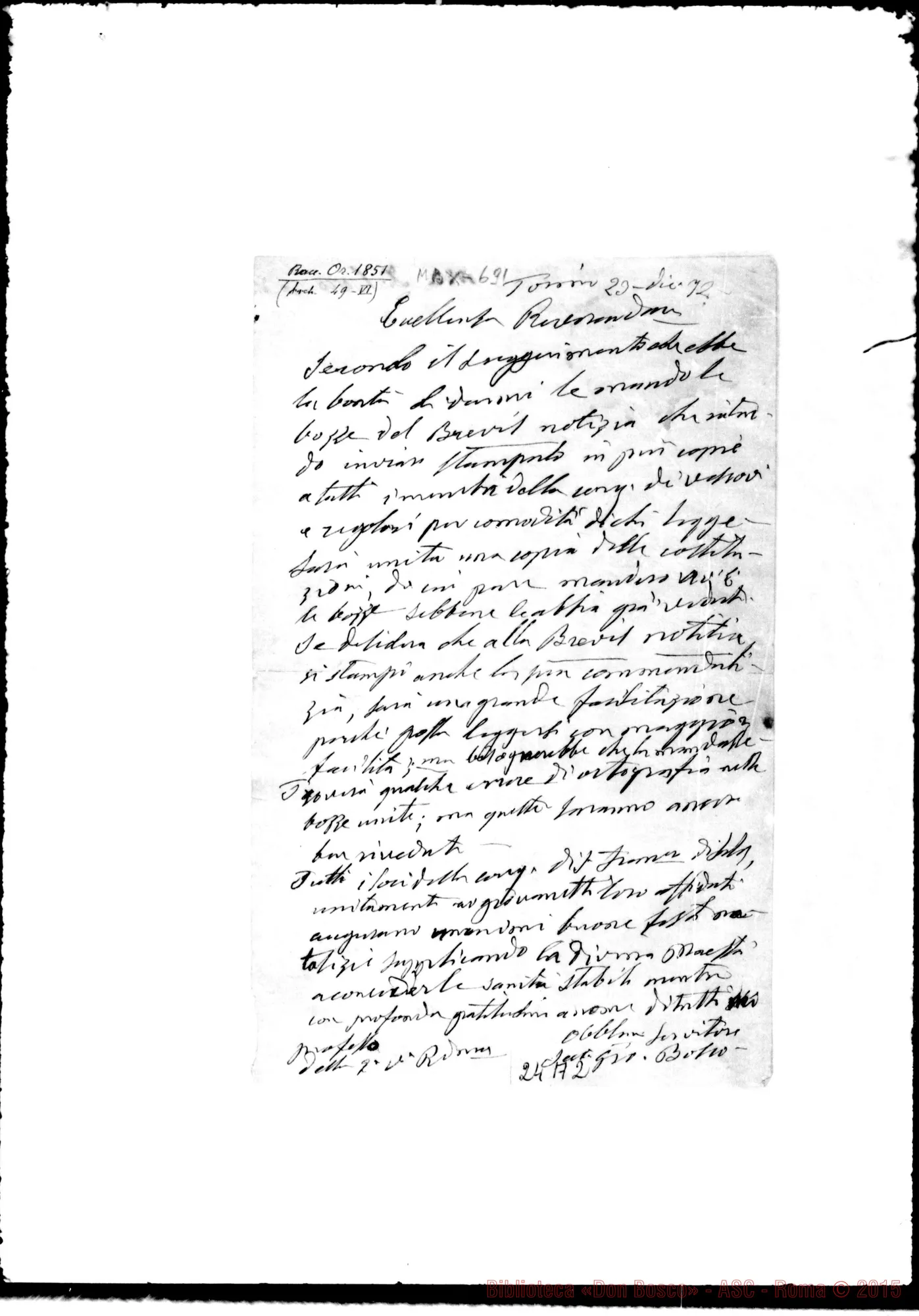 Fotogramma A 2 — Gastaldi Lorenzo, Arcivesc. di Torino
