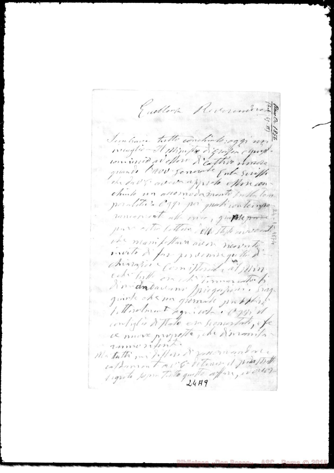 Fotogramma A 9 — Gastaldi Lorenzo, Arcivesc. di Torino