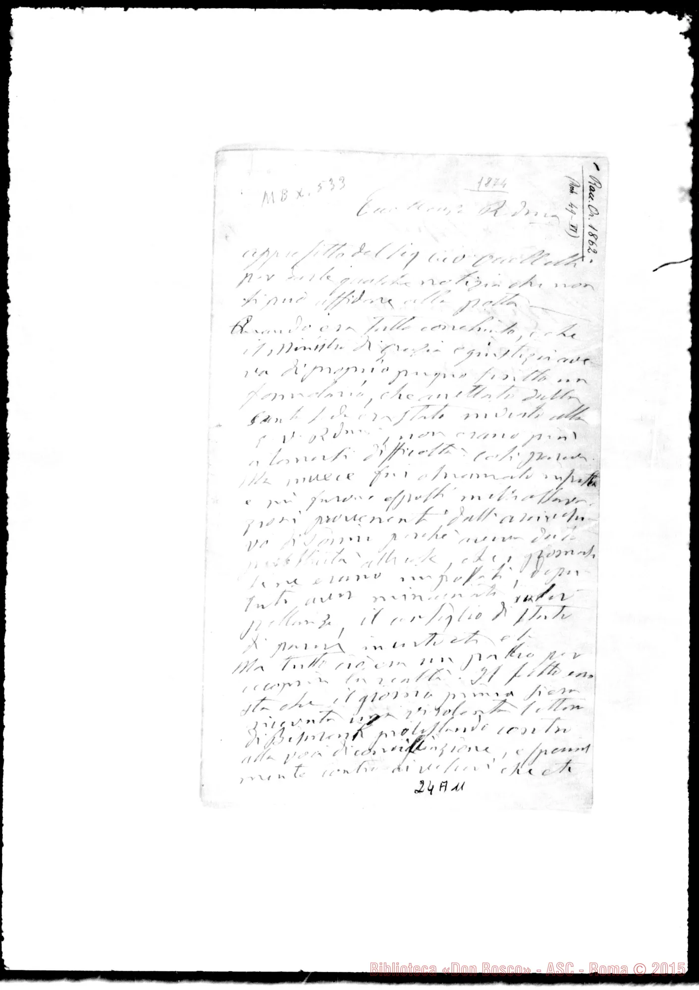 Fotogramma A 11 — Gastaldi Lorenzo, Arcivesc. di Torino