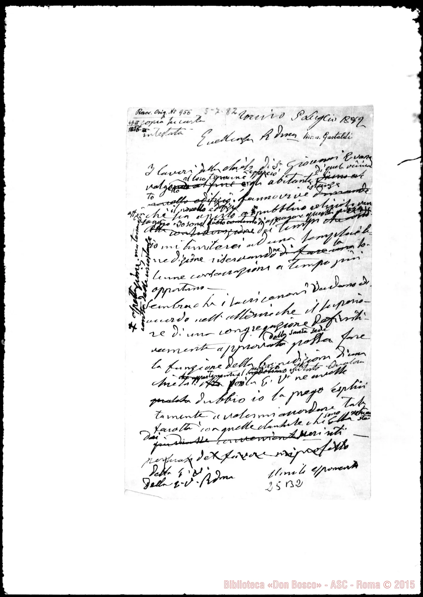 Fotogramma B 2 — Gastaldi Lorenzo, Arcivesc. di Torino
