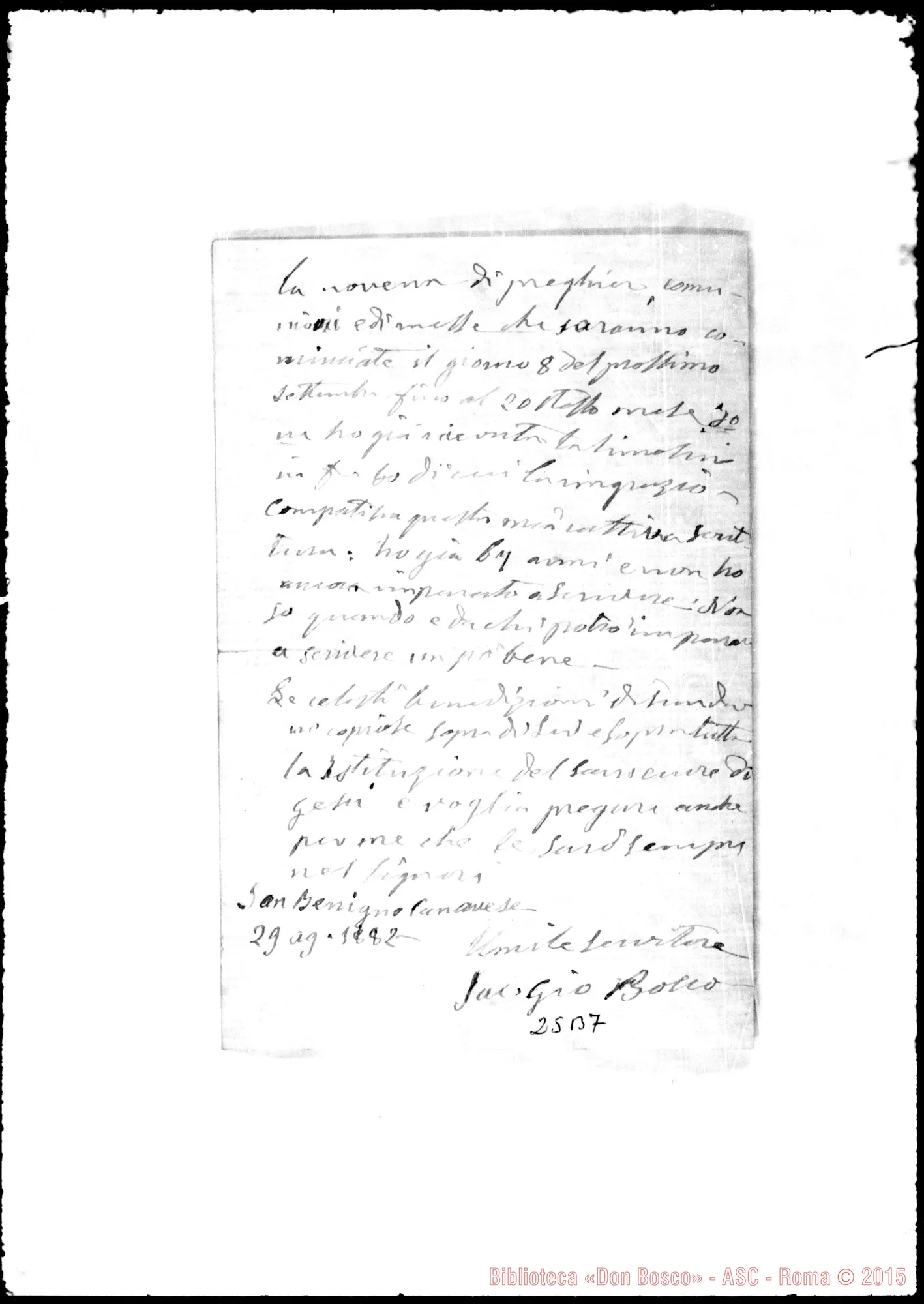 Fotogramma B 7 — Gazzelli Cristina, Dama del S. Cuore