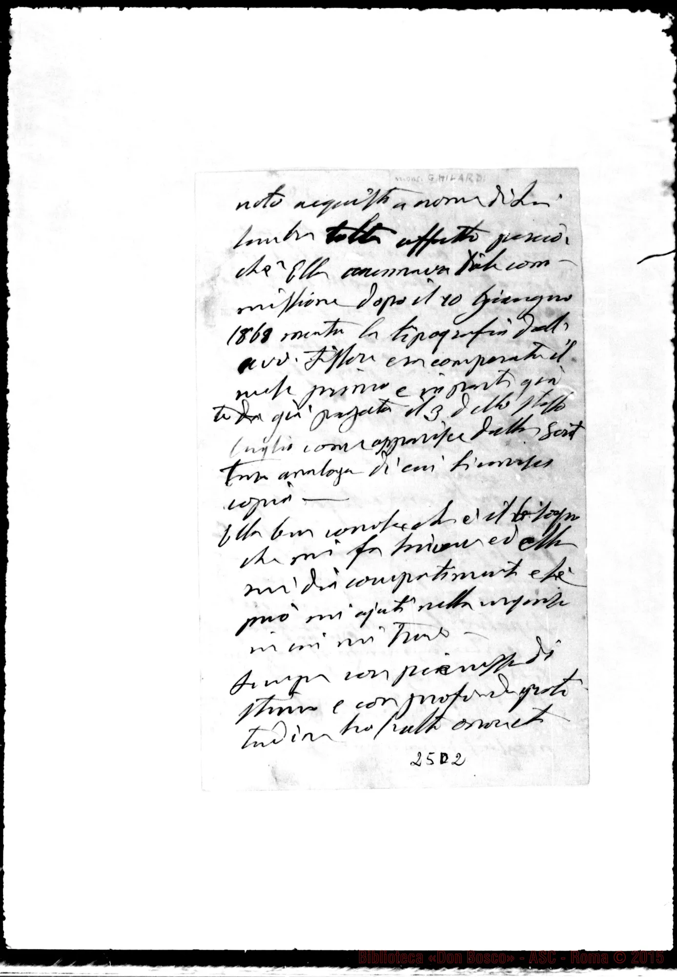 Fotogramma D 2 — Ghilardi Giovanni Tommaso, O.P., vesc. di Mondovì