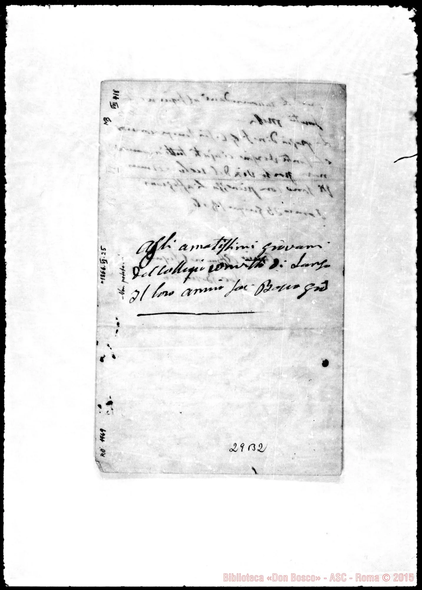 Fotogramma B 2 — Lanzo, Collegio