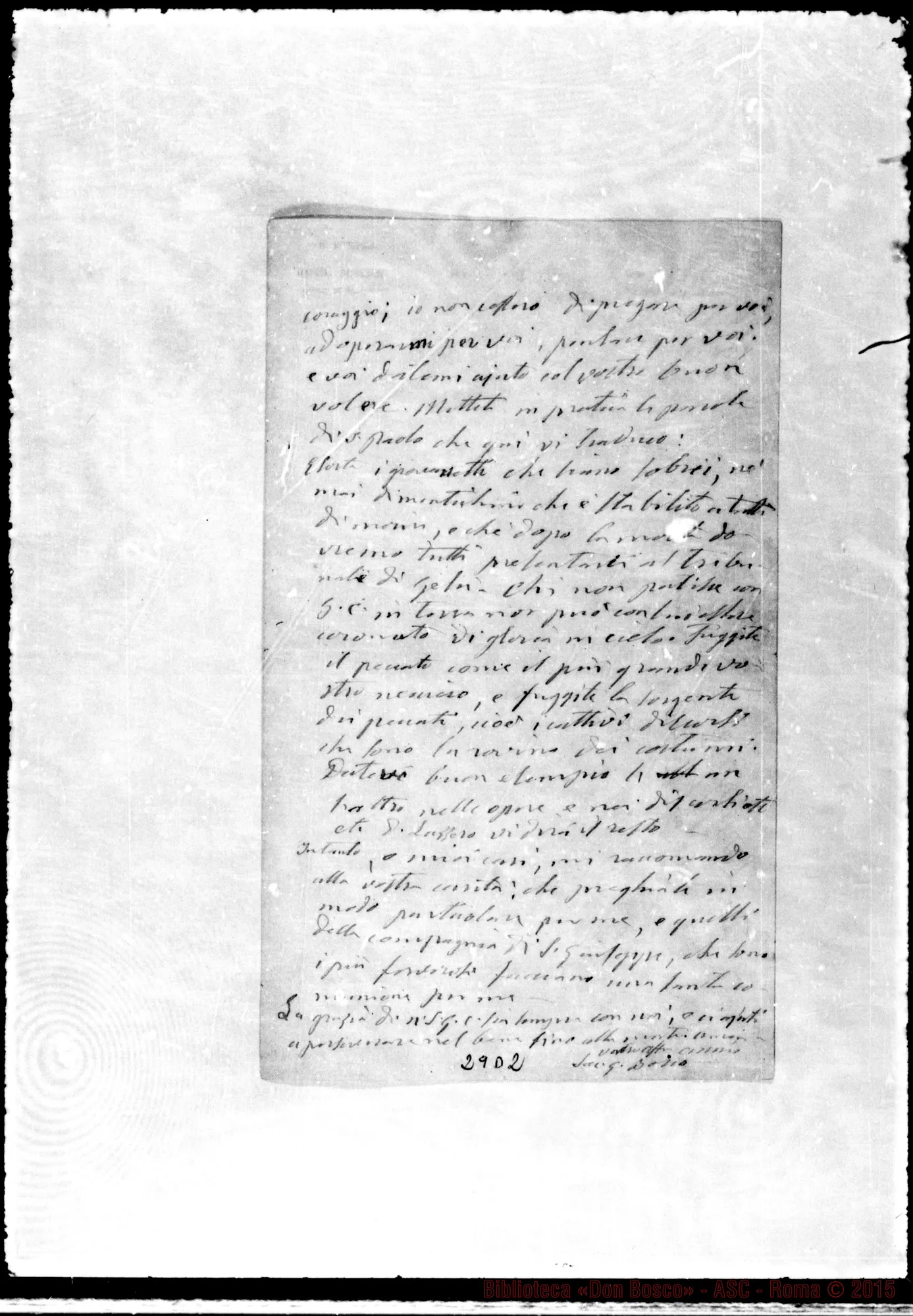 Fotogramma D 2 — Lazzero Giuseppe, sac. SDB