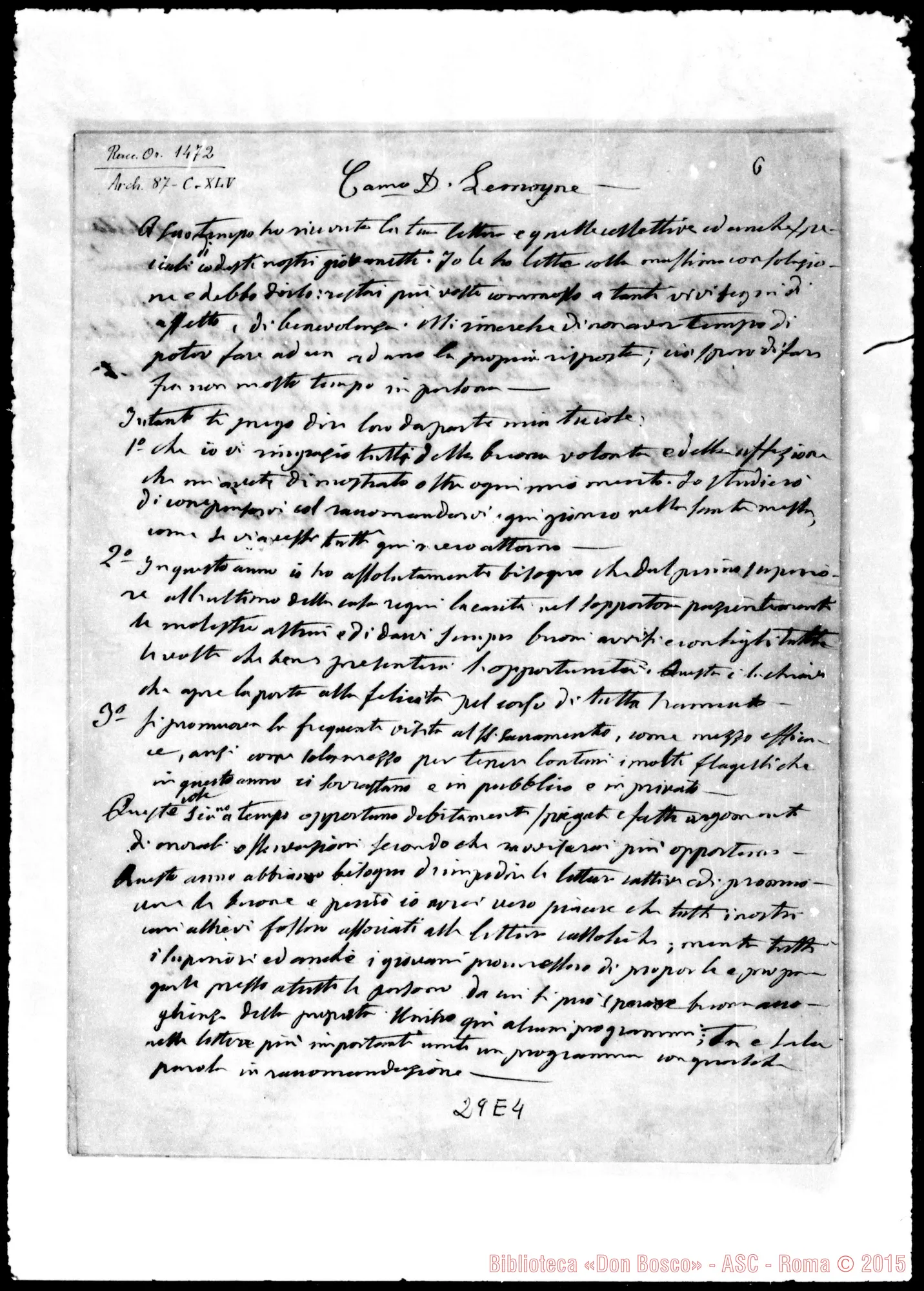 Fotogramma E 4 — Lemoyne Gio. Battista, sac. SDB