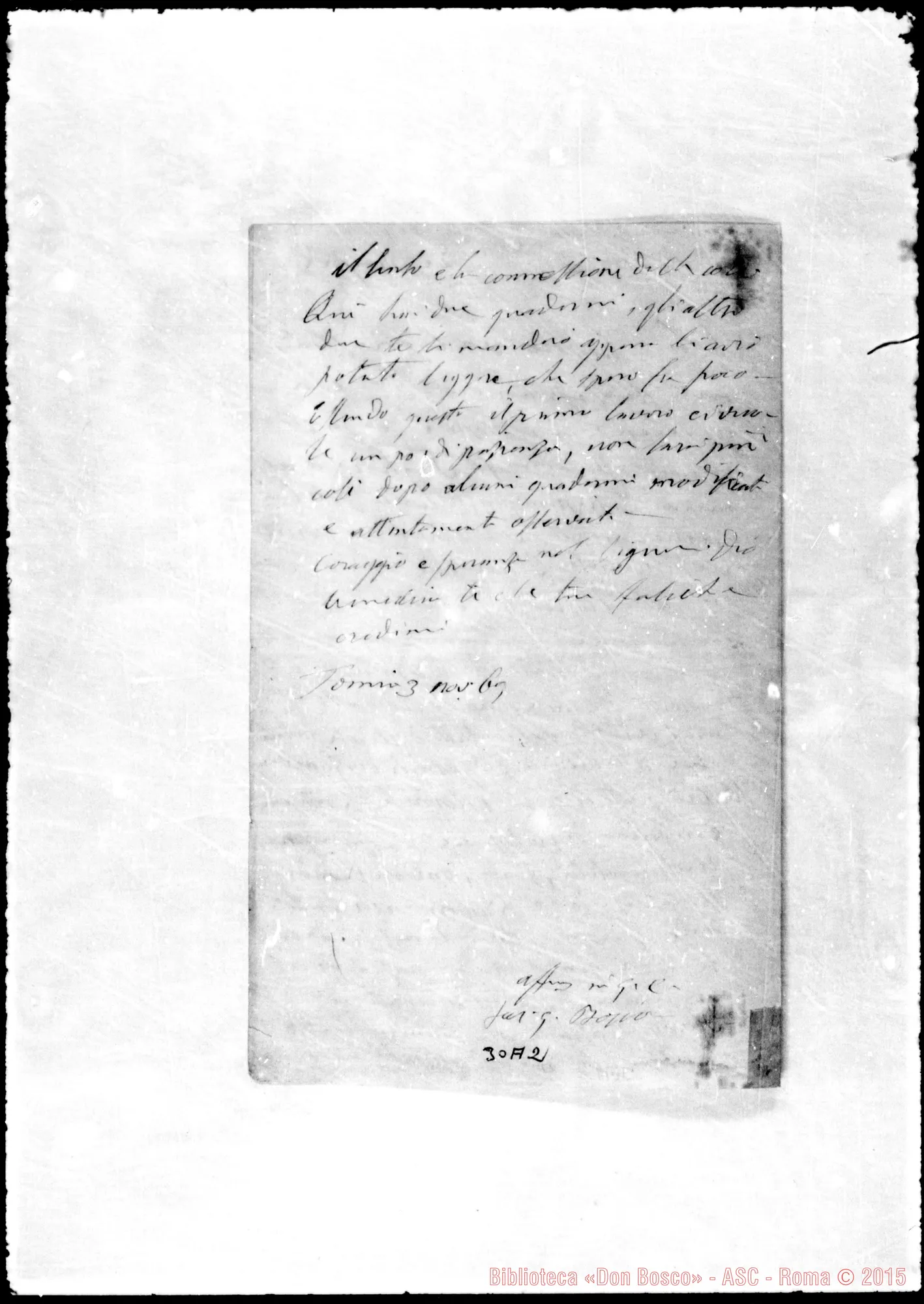 Fotogramma A 2 — Lemoyne Gio. Battista, sac. SDB
