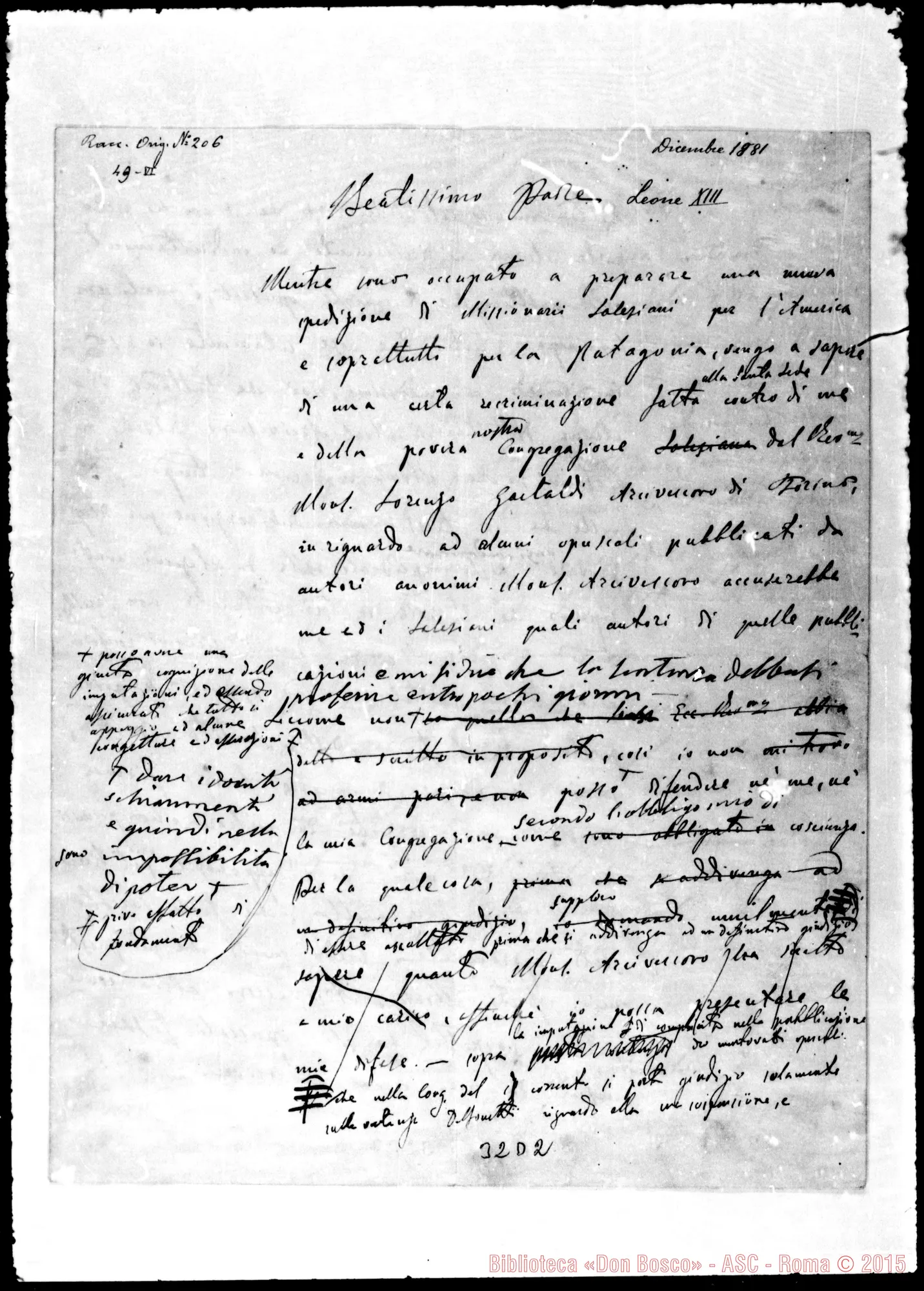 Fotogramma D 2 — Leone XIII, Papa