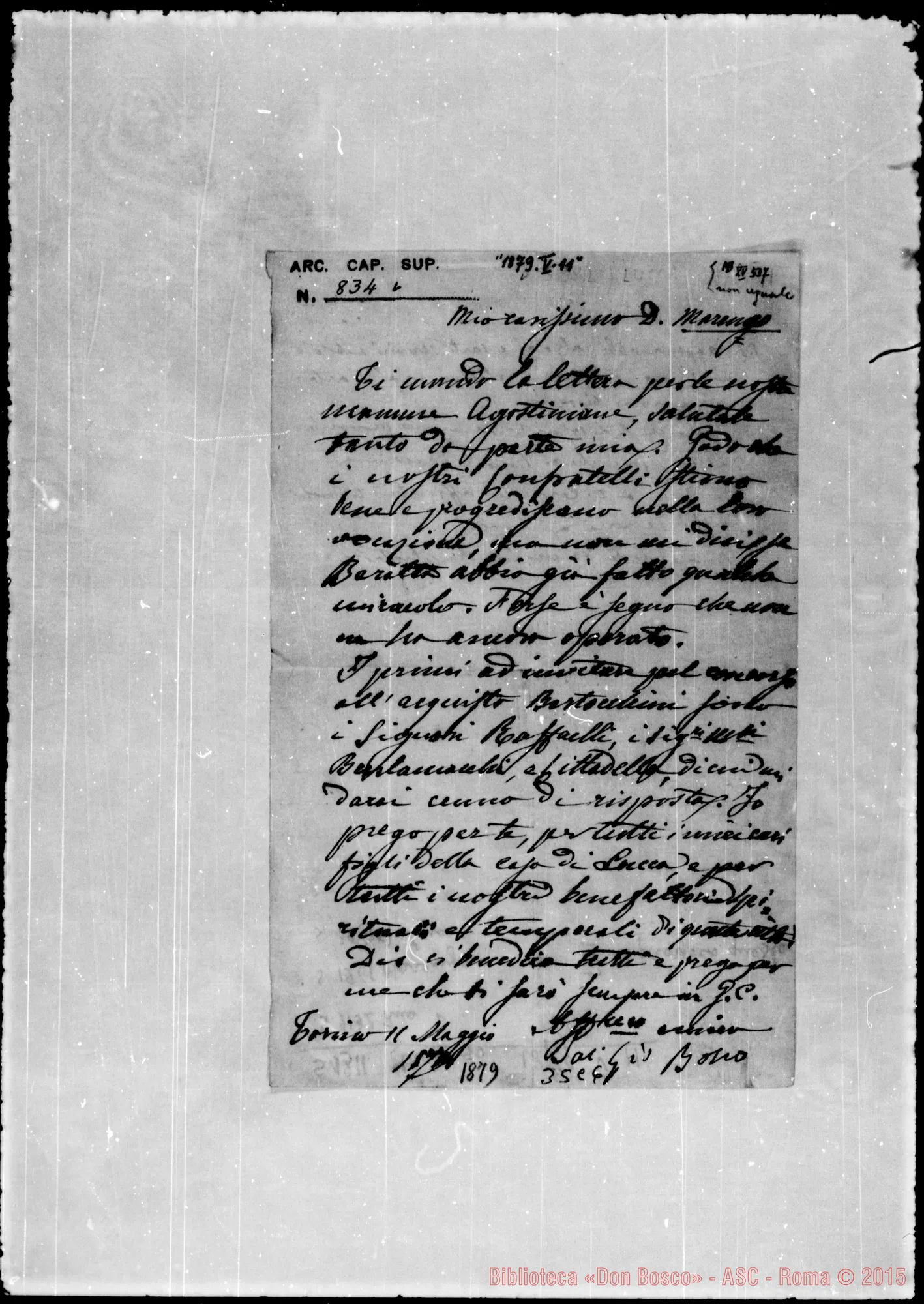 Fotogramma C 6 — Marenco Giovanni, sac. SDB